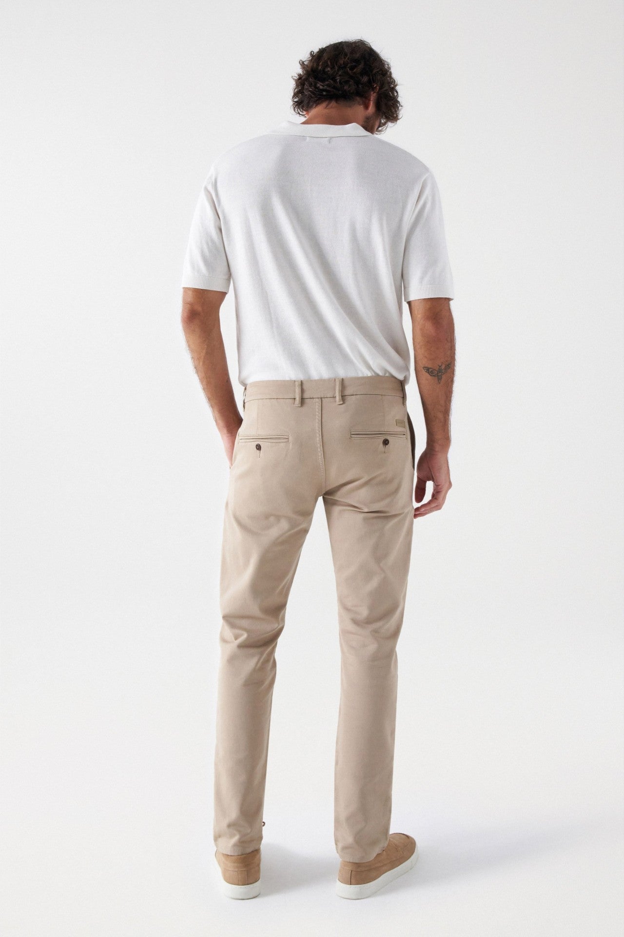 Chino Joggers S-Activ in Medium Beige Hosen Salsa Jeans