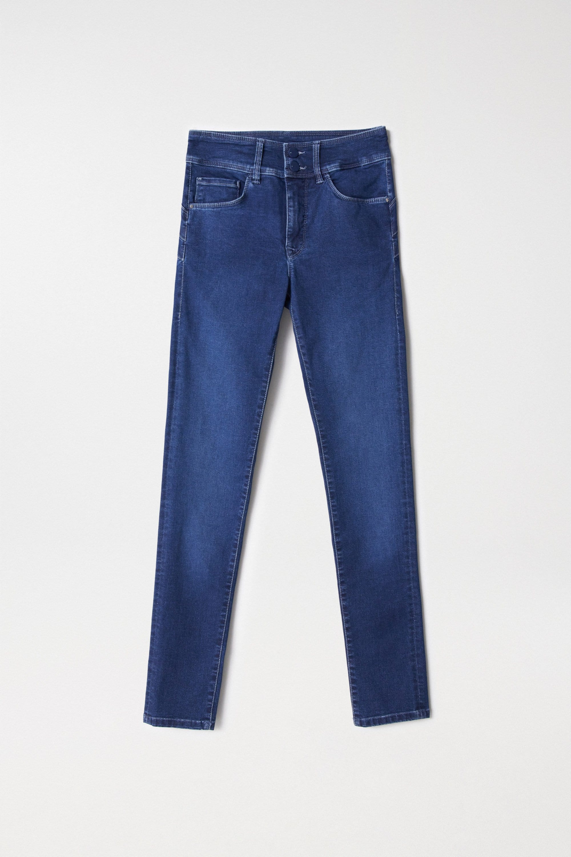 Secret With Embroidery in Medium Wash Jeans Salsa Jeans   