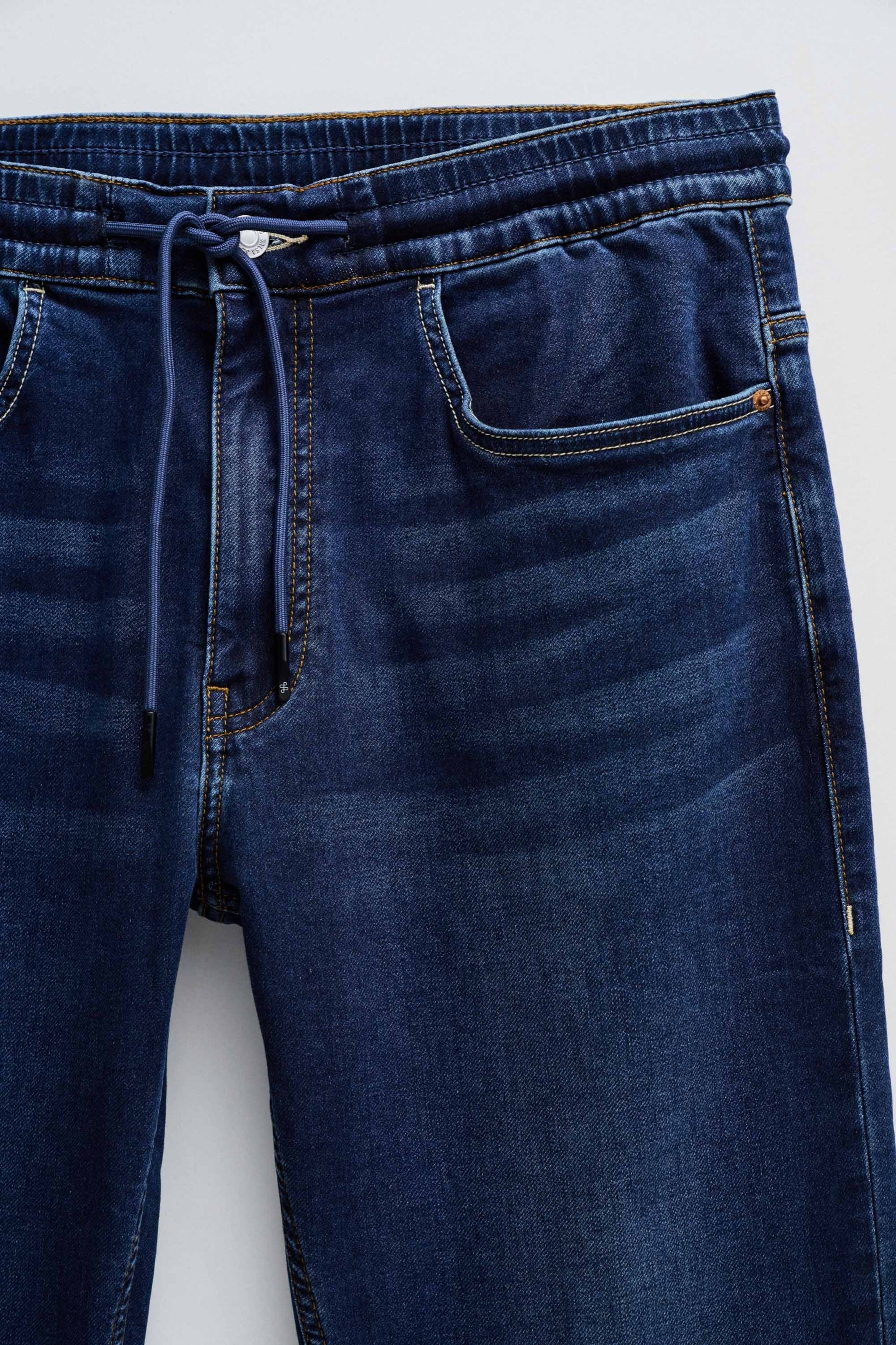 S-Activ Regular Joggers in Medium Wash Jeans Salsa Jeans