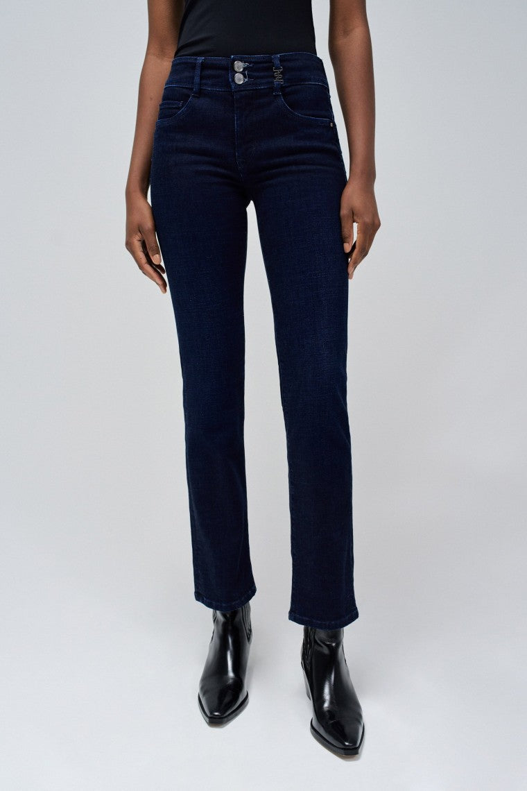 Secret Straight in Dark Wash Jeans Salsa Jeans   