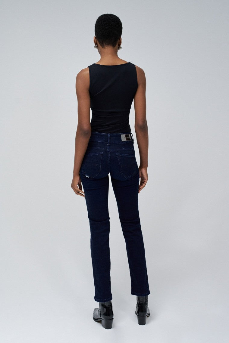 Secret Straight in Dark Wash Jeans Salsa Jeans   