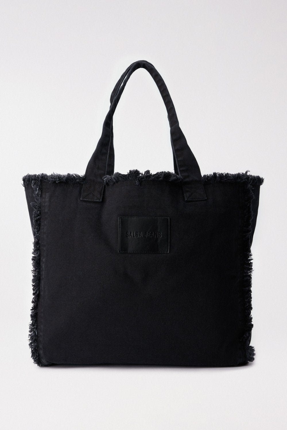 Denim Tote Bag in Black Taschen Salsa Jeans   