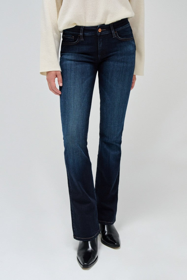 Wonder Bootcut Dark Wash in Medium Wash Jeans Salsa Jeans   