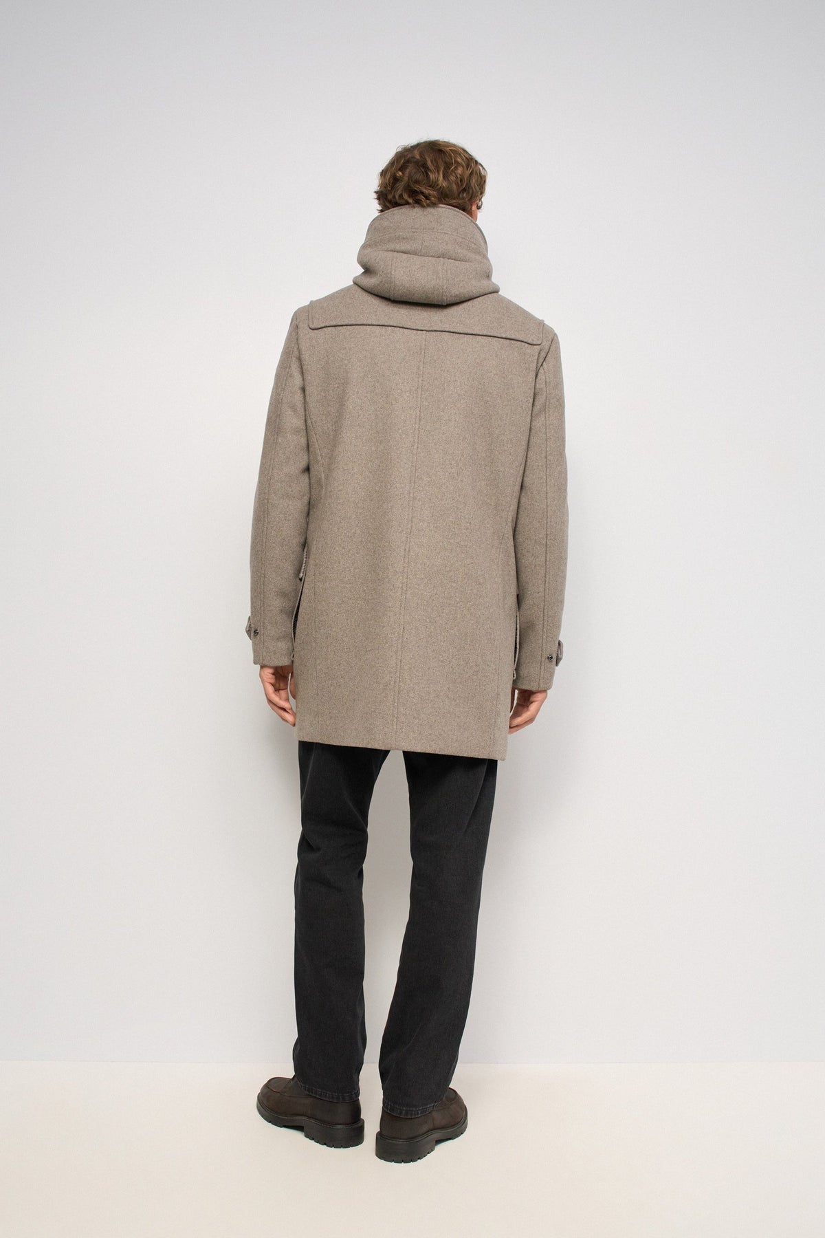Dufflecoat aus Wollmix in Medium Beige Jacken Salsa Jeans