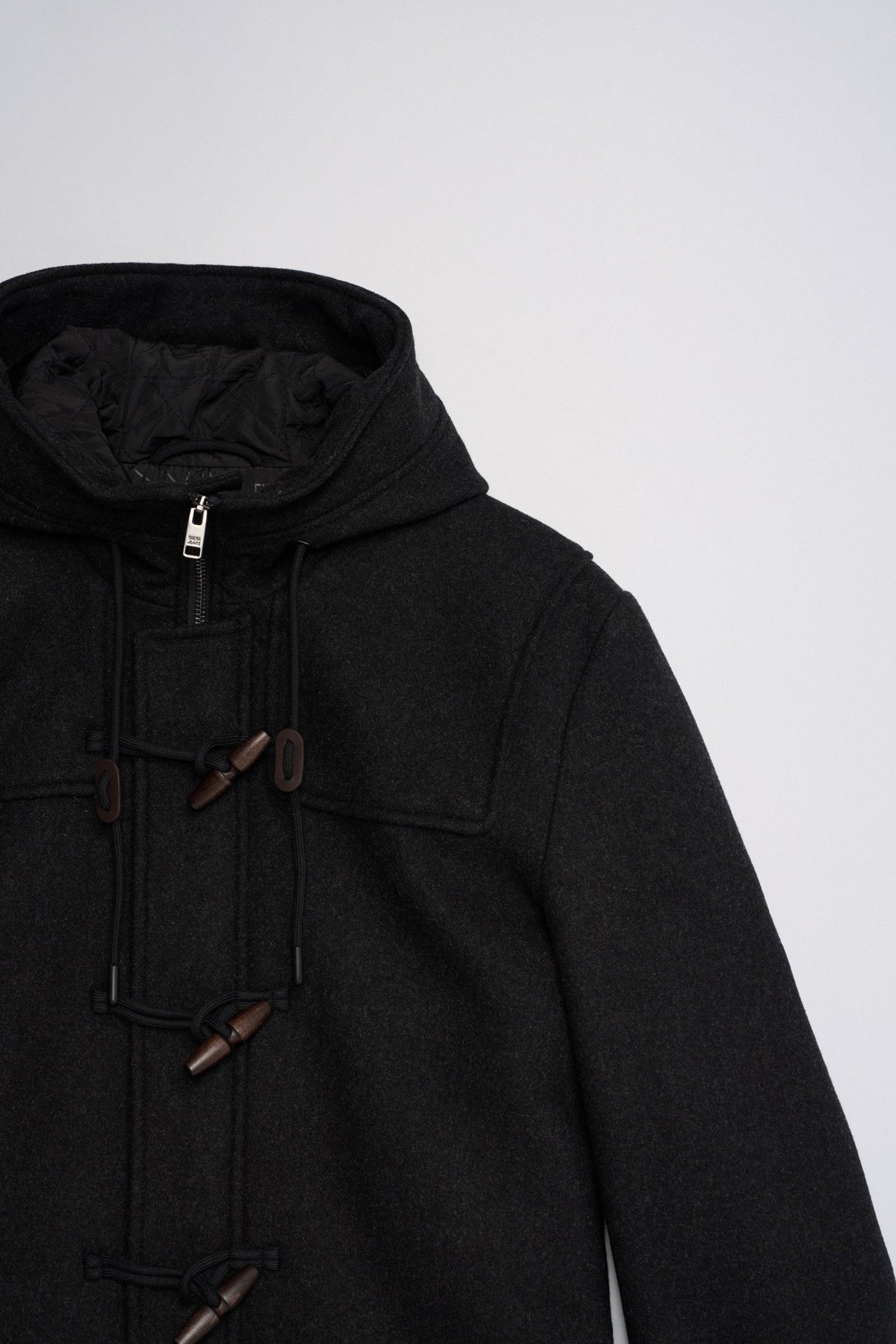 Dufflecoat aus Wollmix in Dark Grey Jacken Salsa Jeans