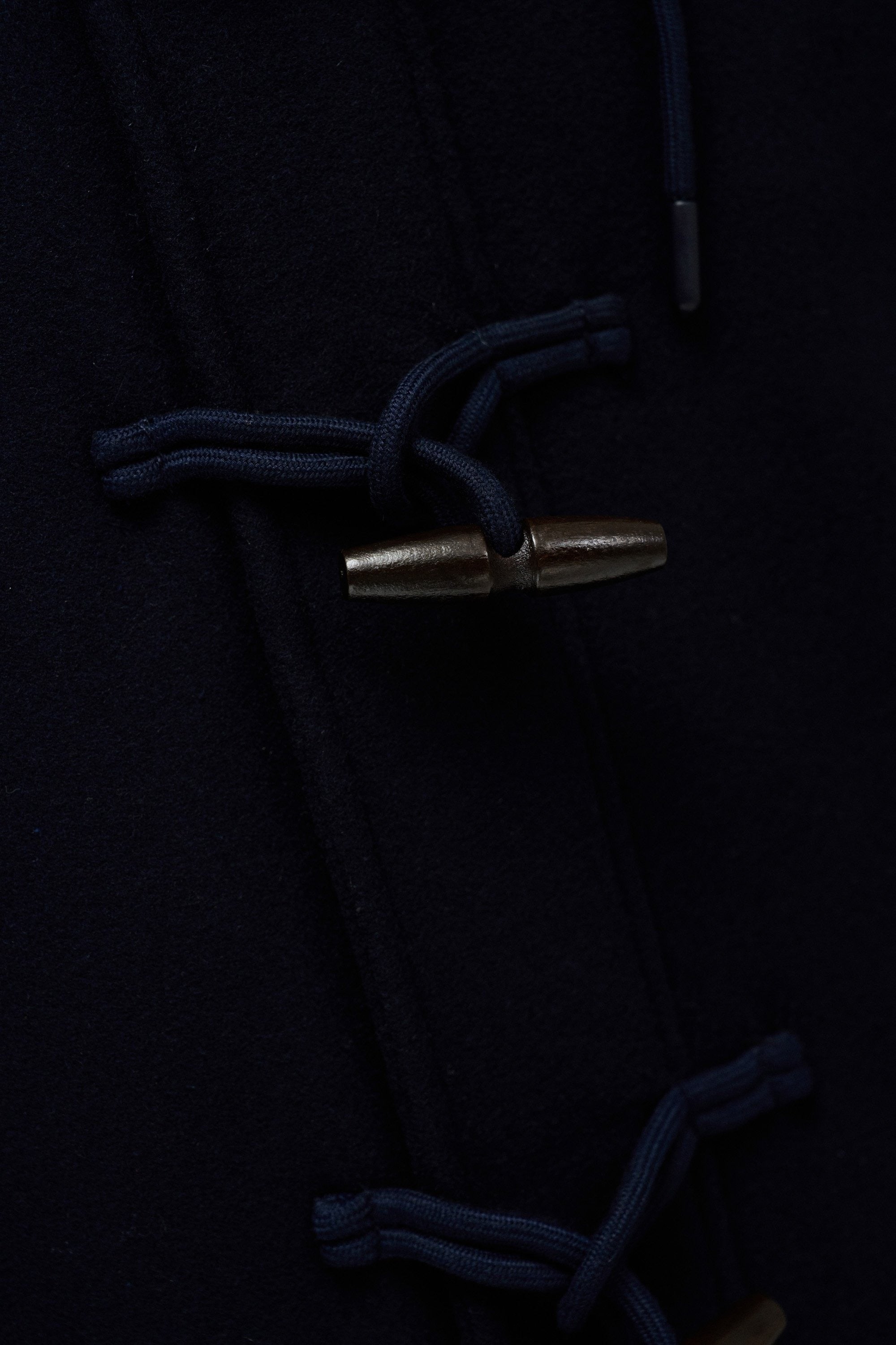 Wool Duffle Coat in Dark Blue Jacken Salsa Jeans