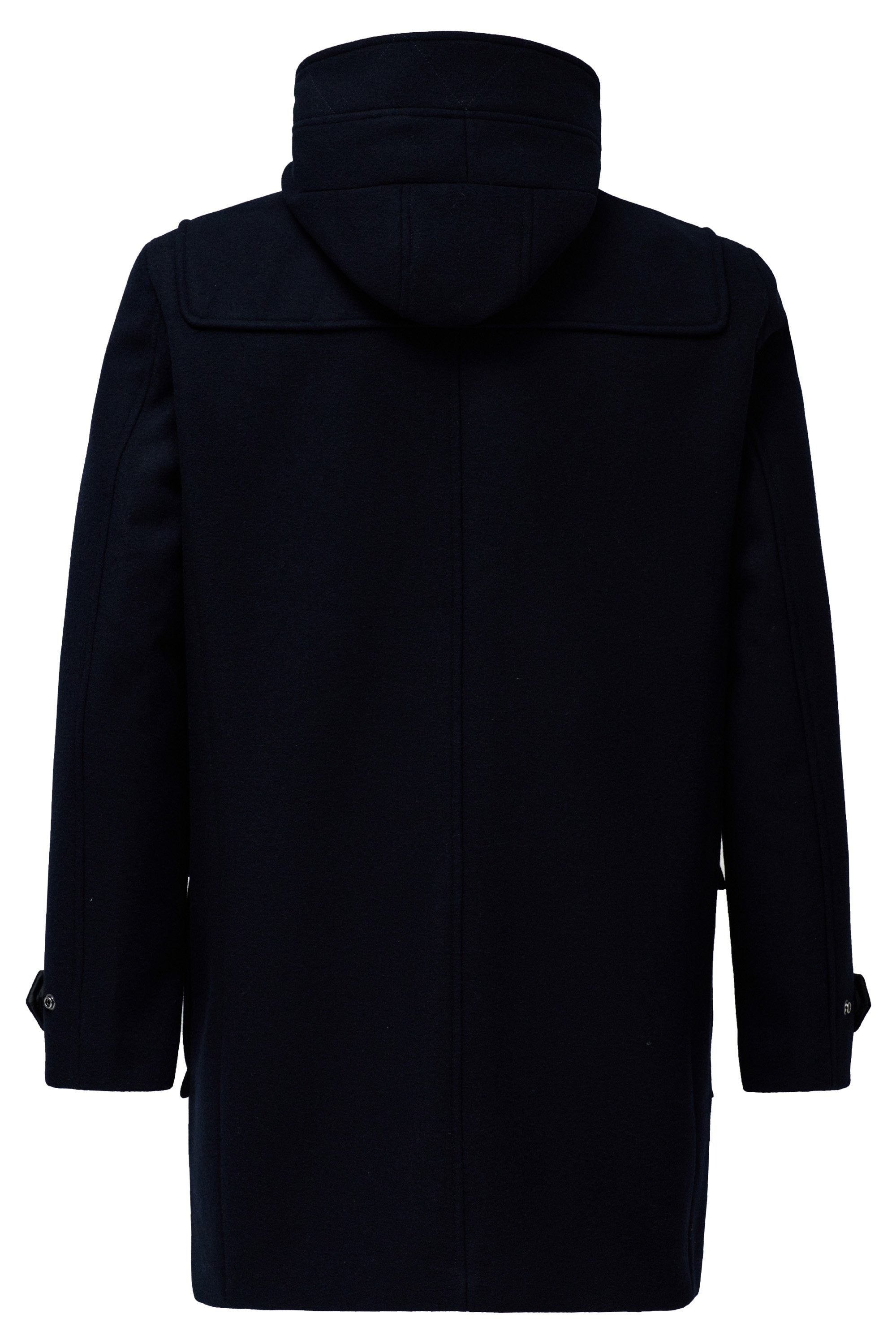 Wool Duffle Coat in Dark Blue Jacken Salsa Jeans