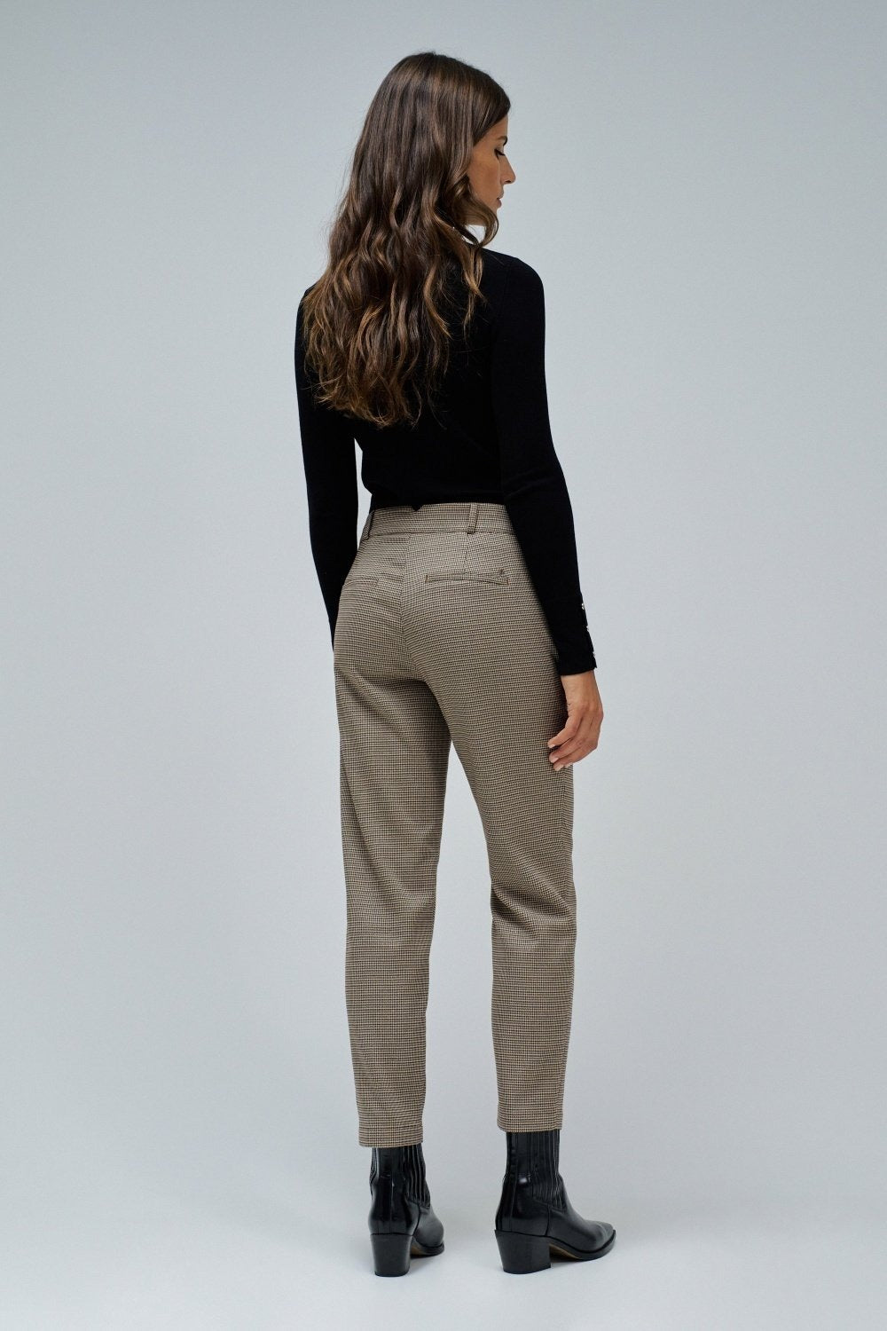 Basic High Waist Chino in Medium Brown Hosen Salsa Jeans