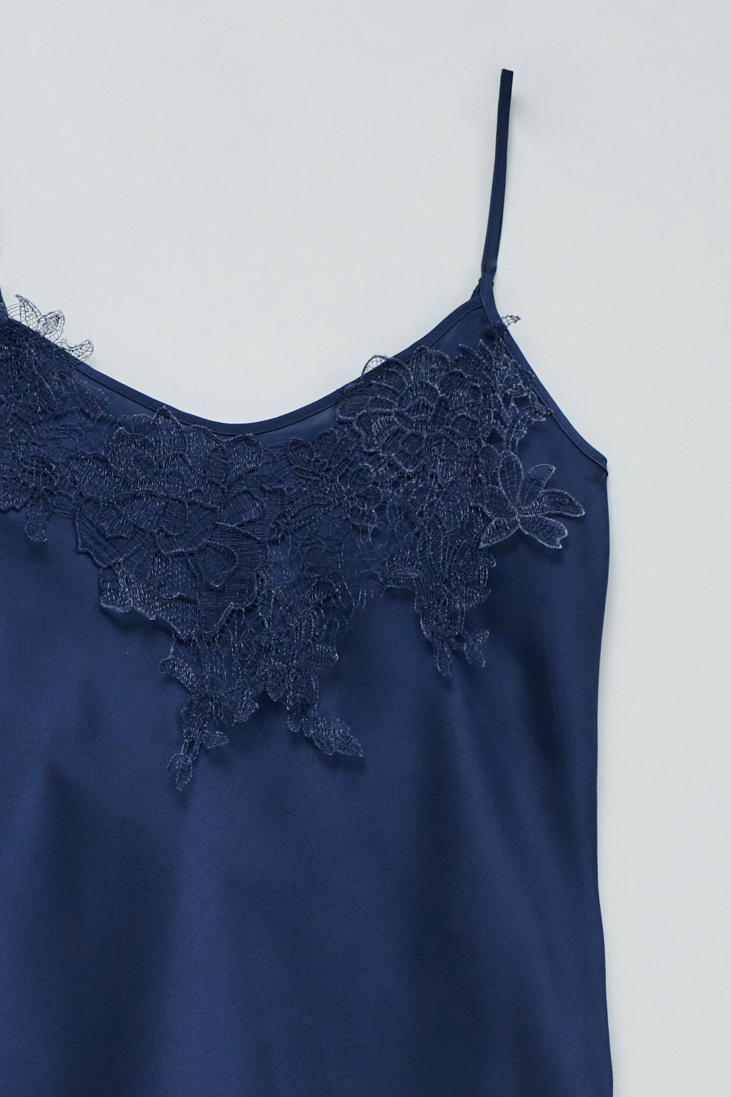 Lace Top in Medium Blue T-Shirts Salsa Jeans