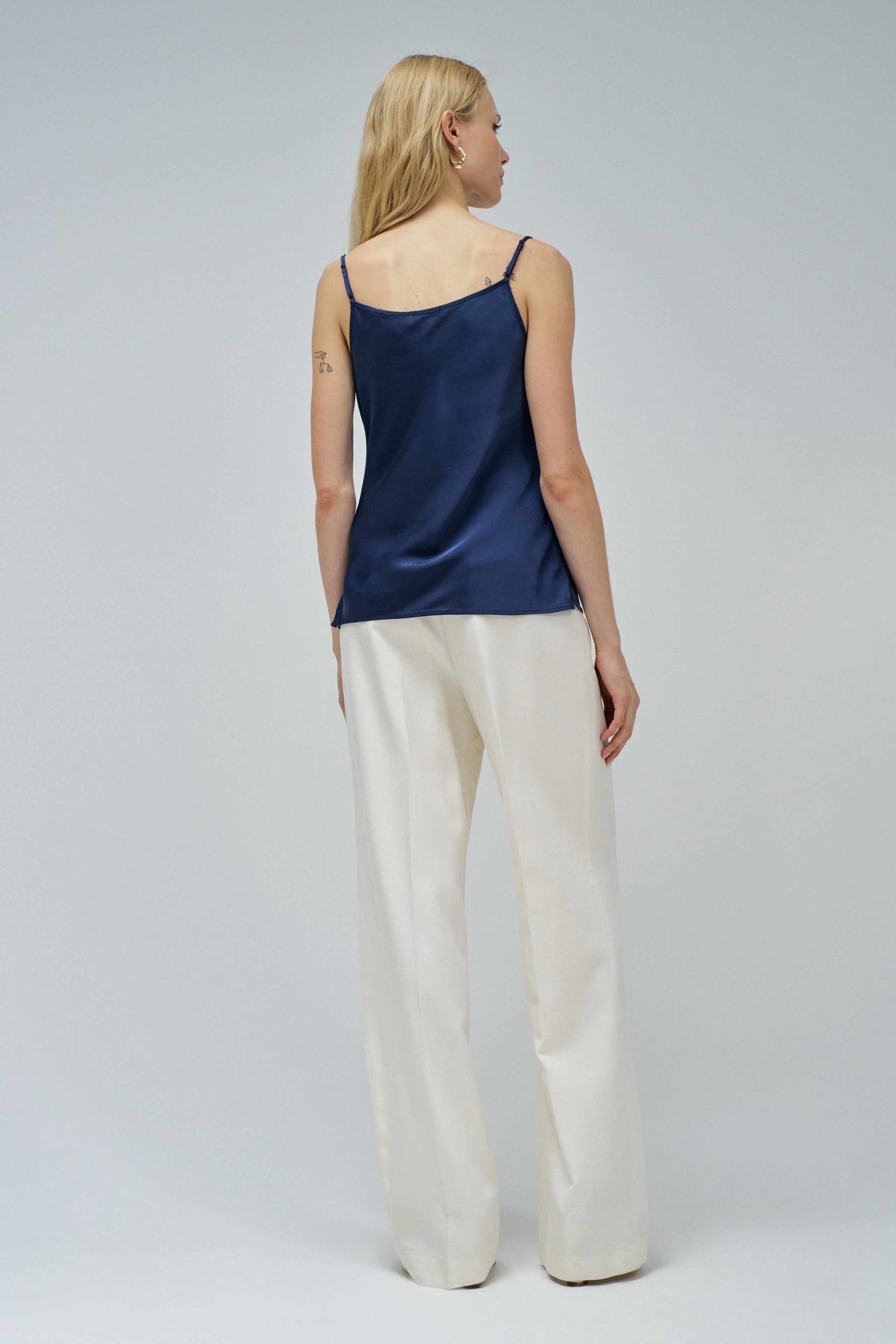 Lace Top in Medium Blue T-Shirts Salsa Jeans