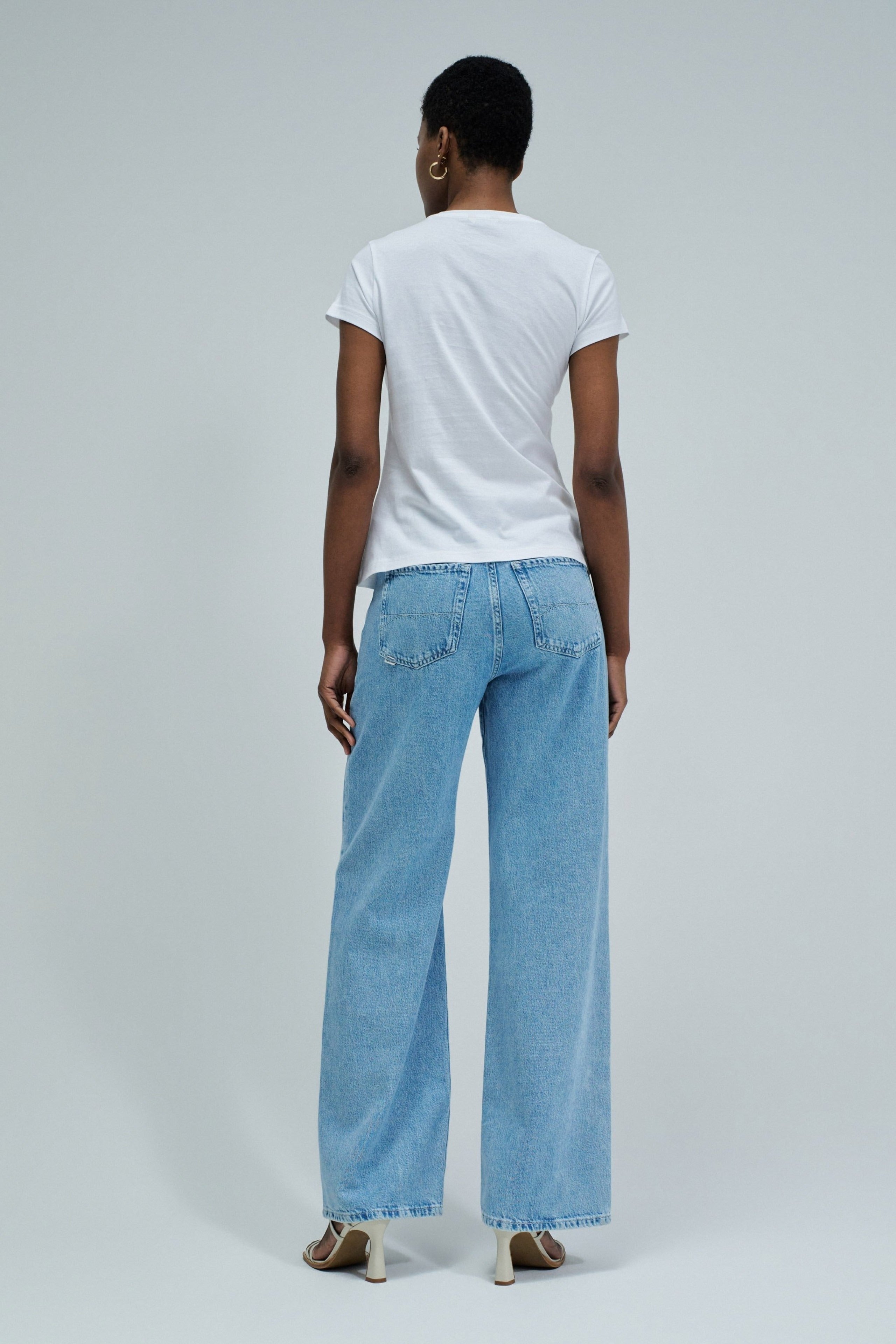Embellishment Branding T-Shirt in White T-Shirts Salsa Jeans