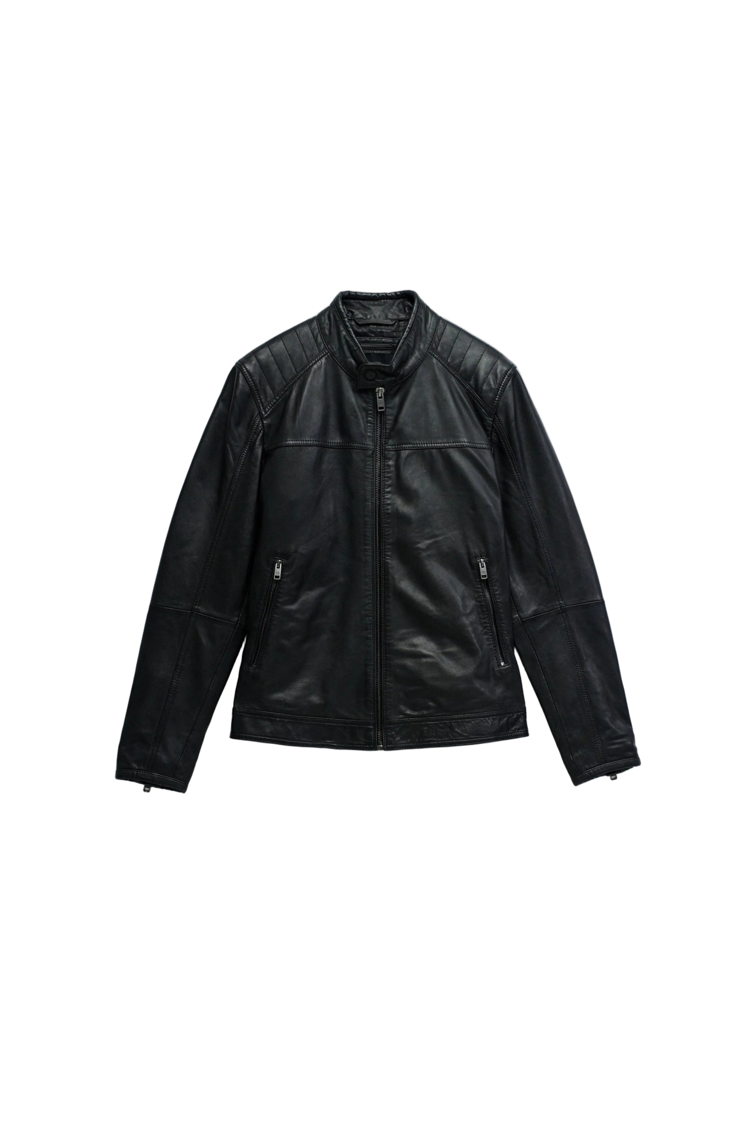 Faux Leather Bikerjacke in Black Jacken Salsa Jeans