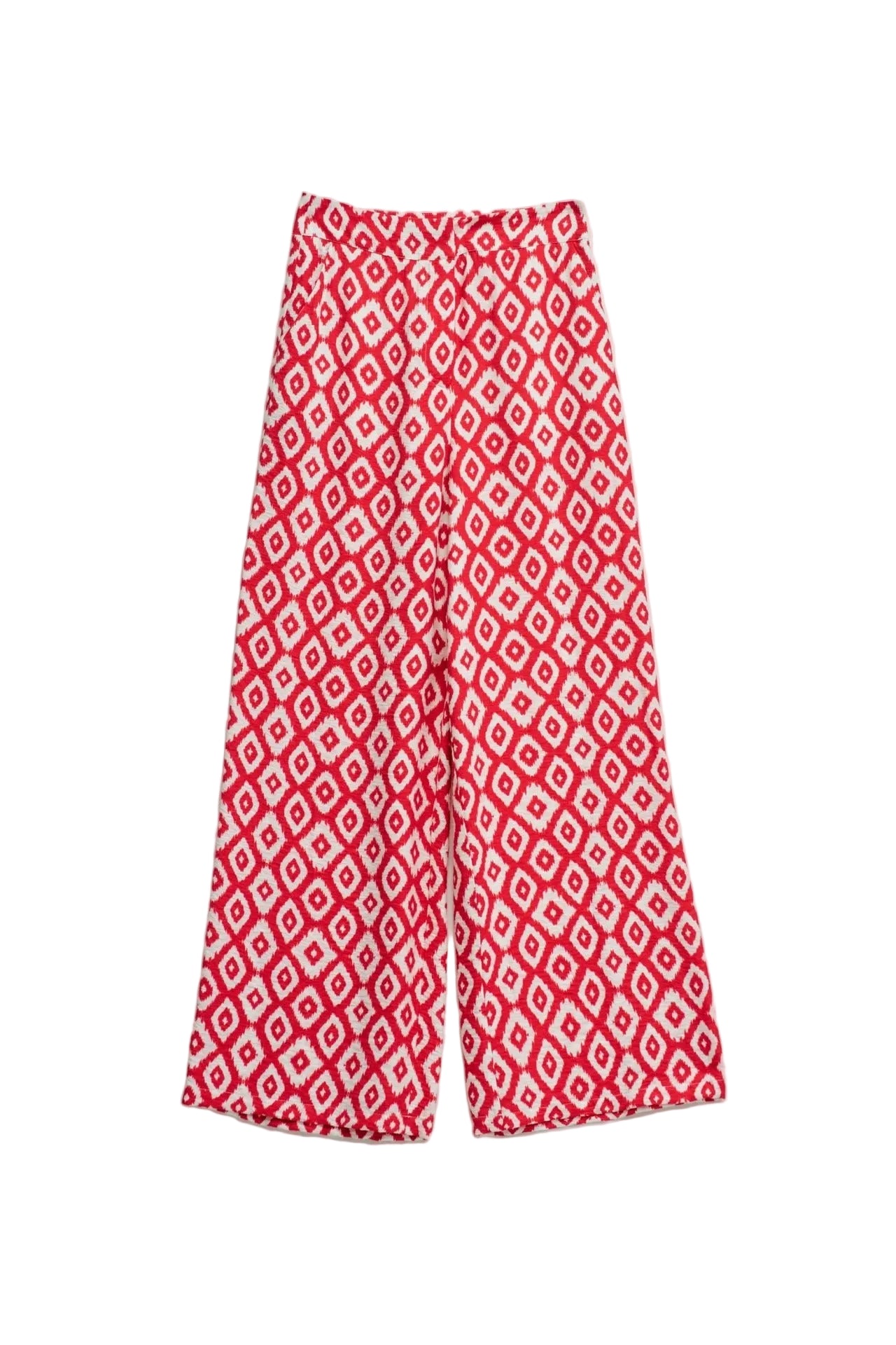 Print Hight Rise Pants in Light Pearl V1 Hosen Salsa Jeans