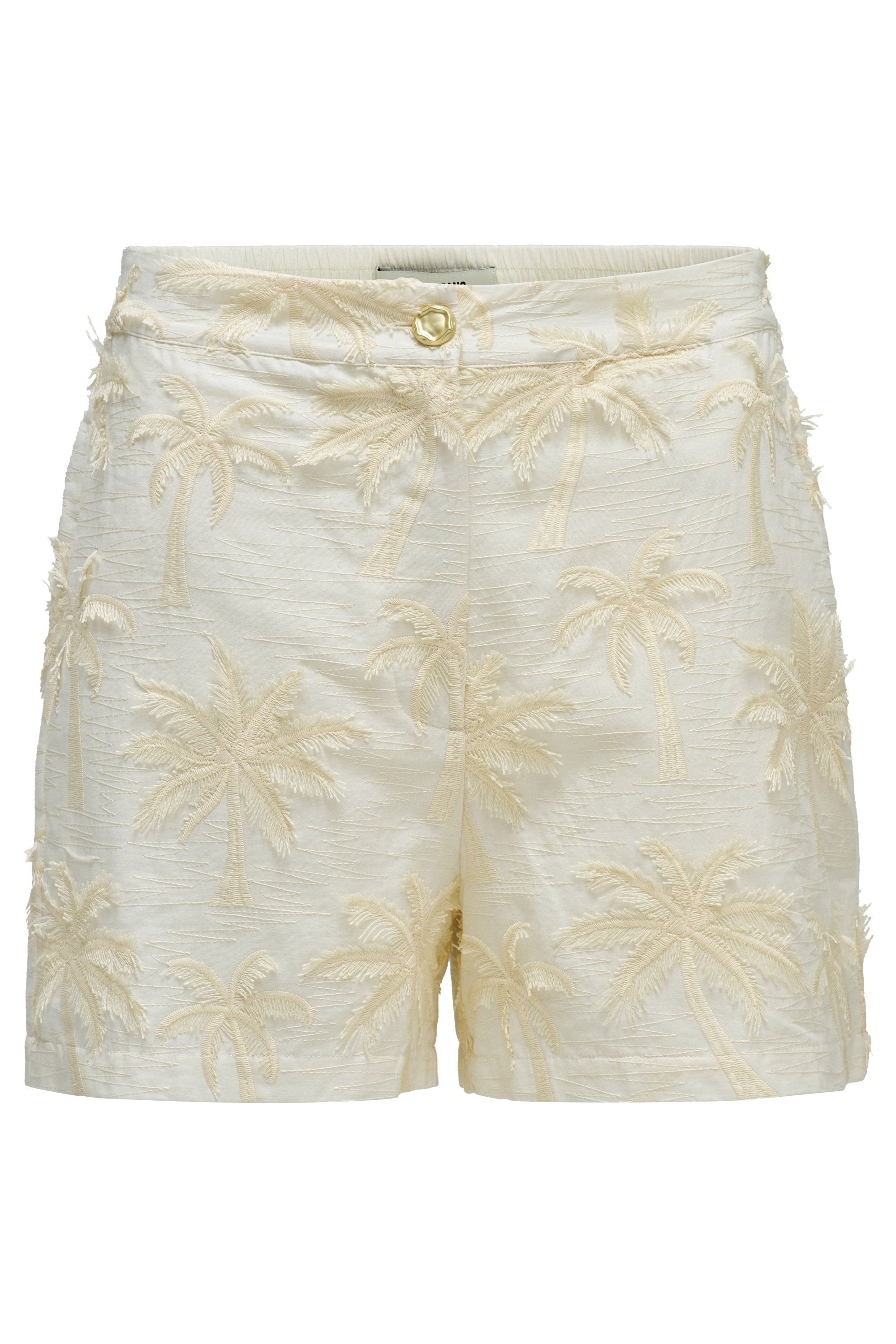 Short Textured 3D Fabric Effect in Light Pearl V1 Shorts Salsa Jeans