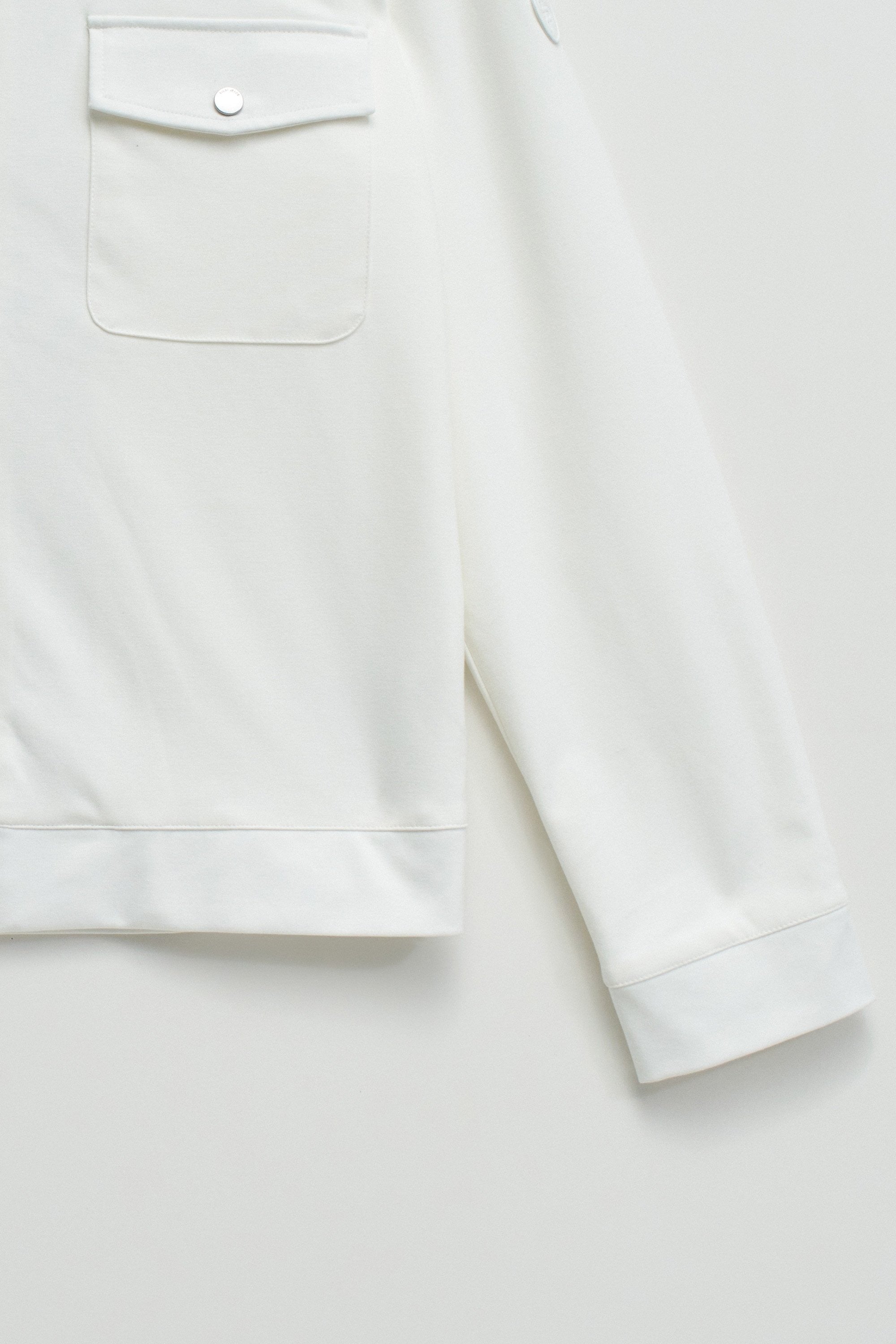 Ensemble overshirt interlock en Light Pearl V2