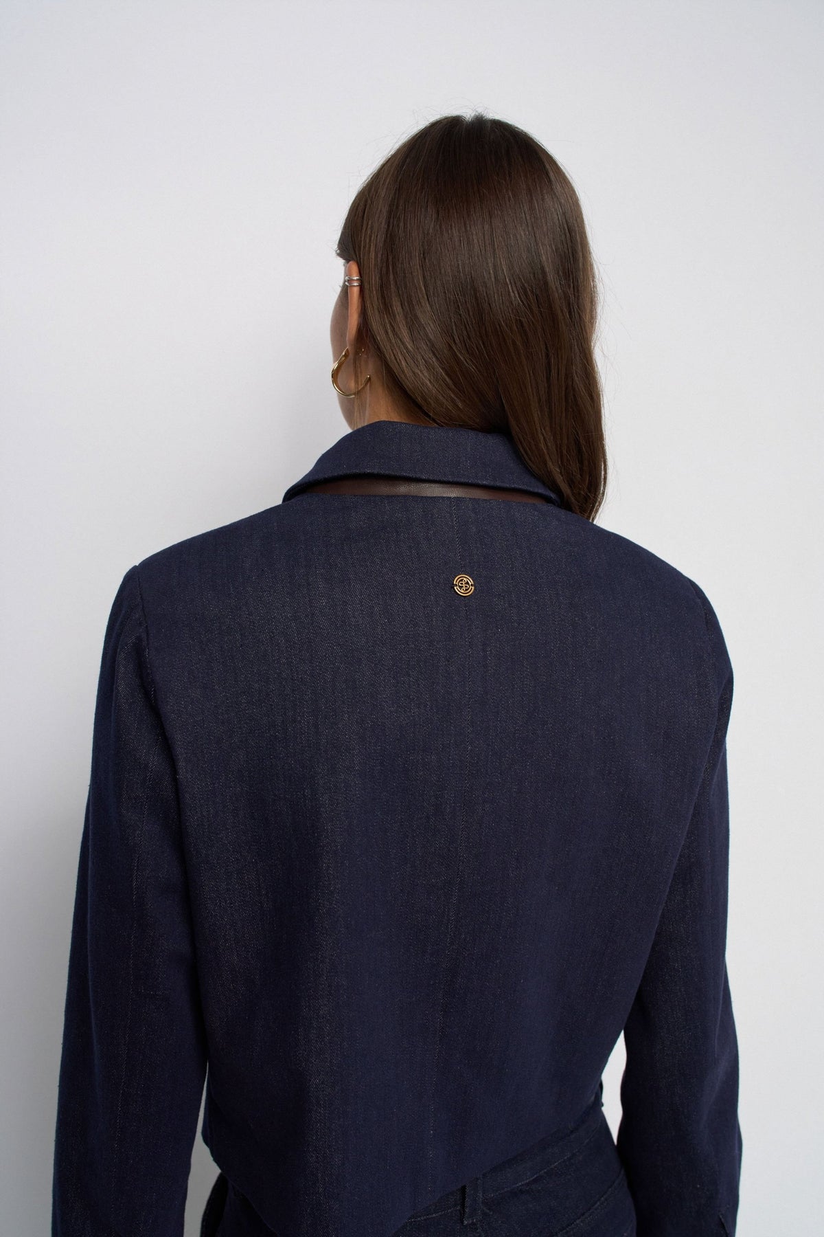 Jeansjacke mit Metallknöpfen in Dark Wash Jacken Salsa Jeans