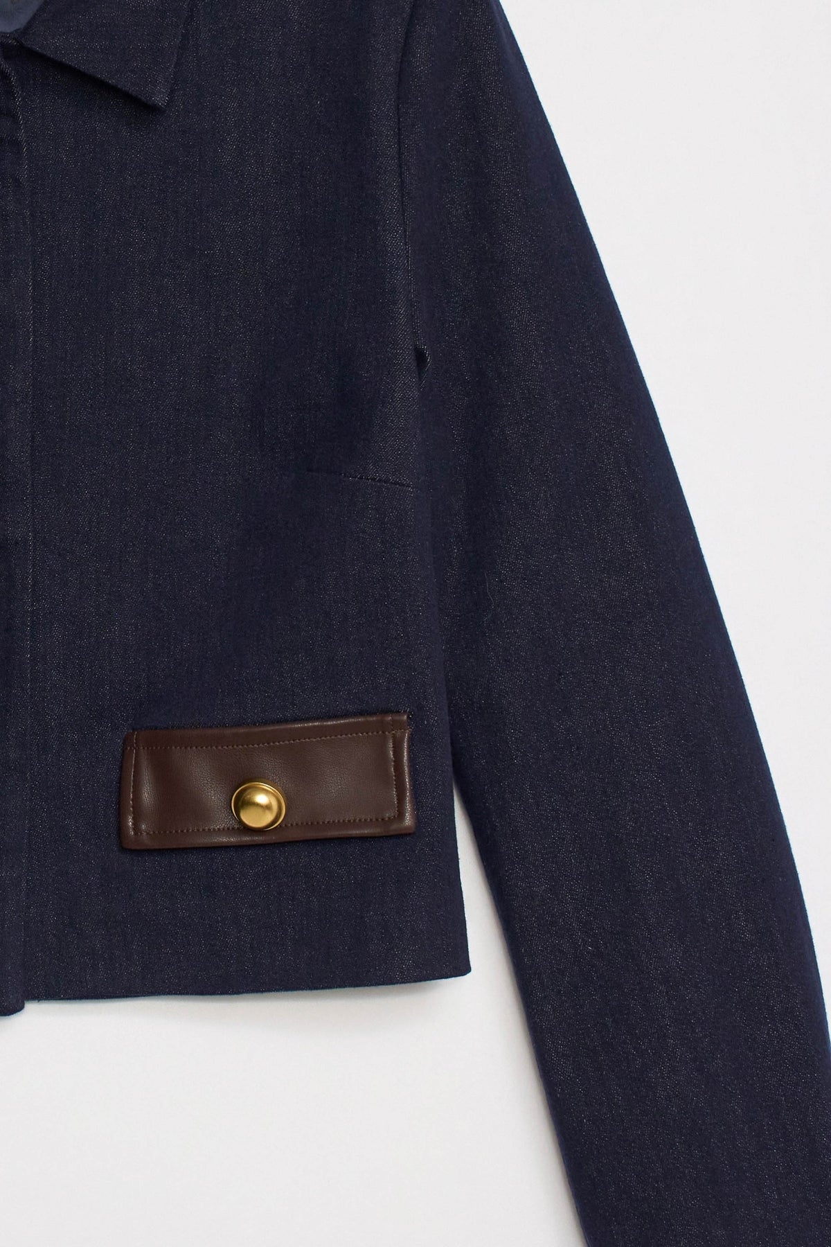 Jeansjacke mit Metallknöpfen in Dark Wash Jacken Salsa Jeans