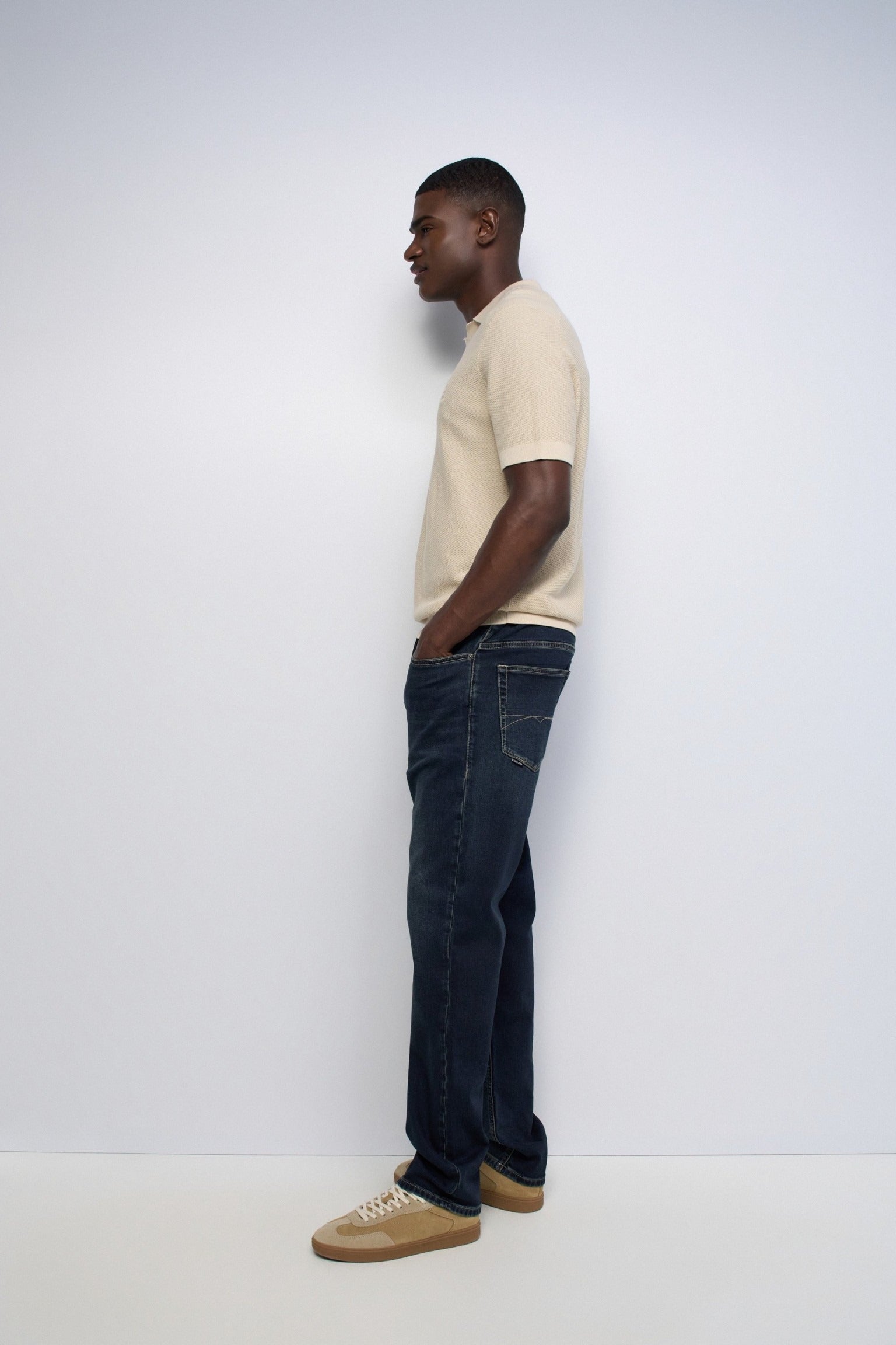 S-Active Joggers in Medium Light Jeans Salsa Jeans