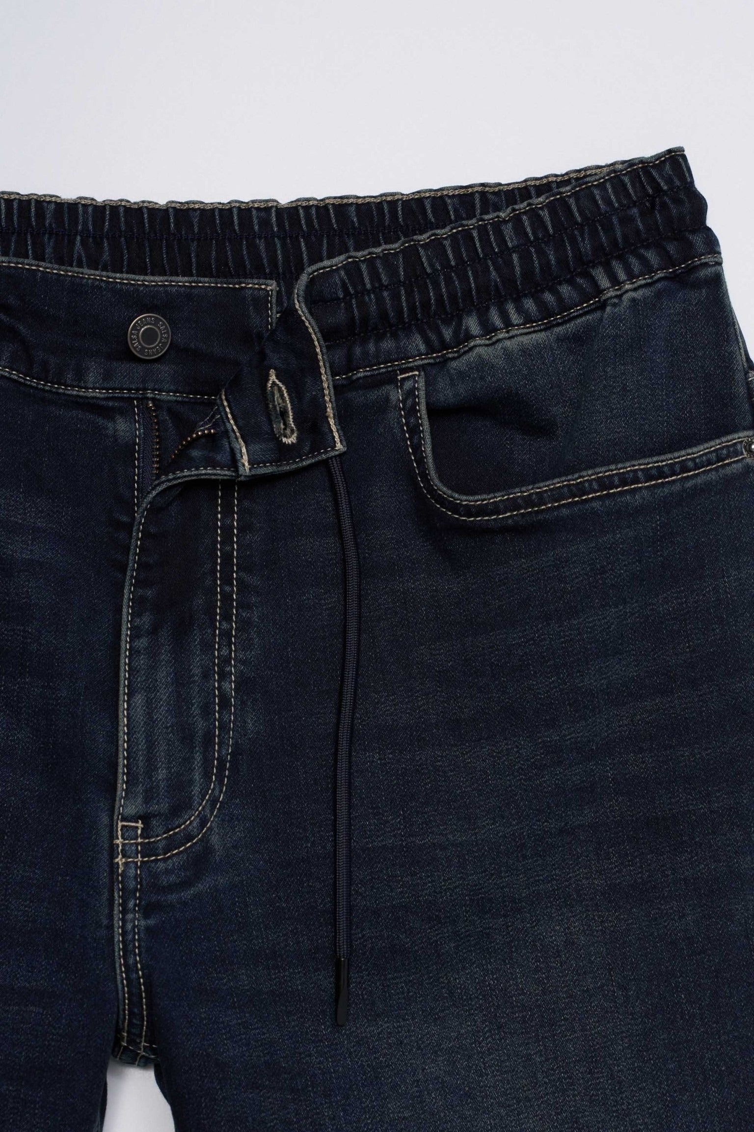 S-Active Joggers in Medium Light Jeans Salsa Jeans