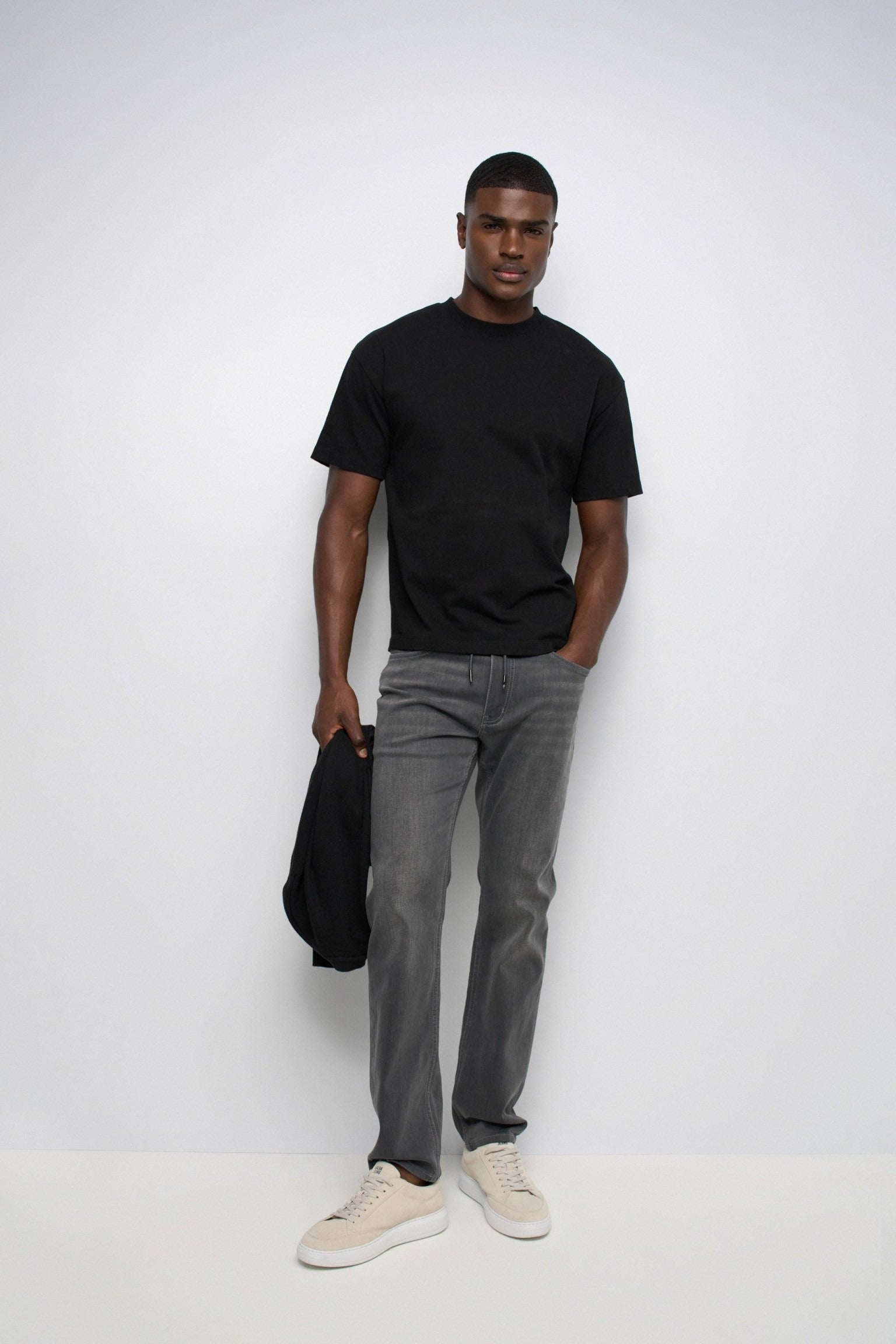 S-Active Joggers in Light Grey Jeans Salsa Jeans