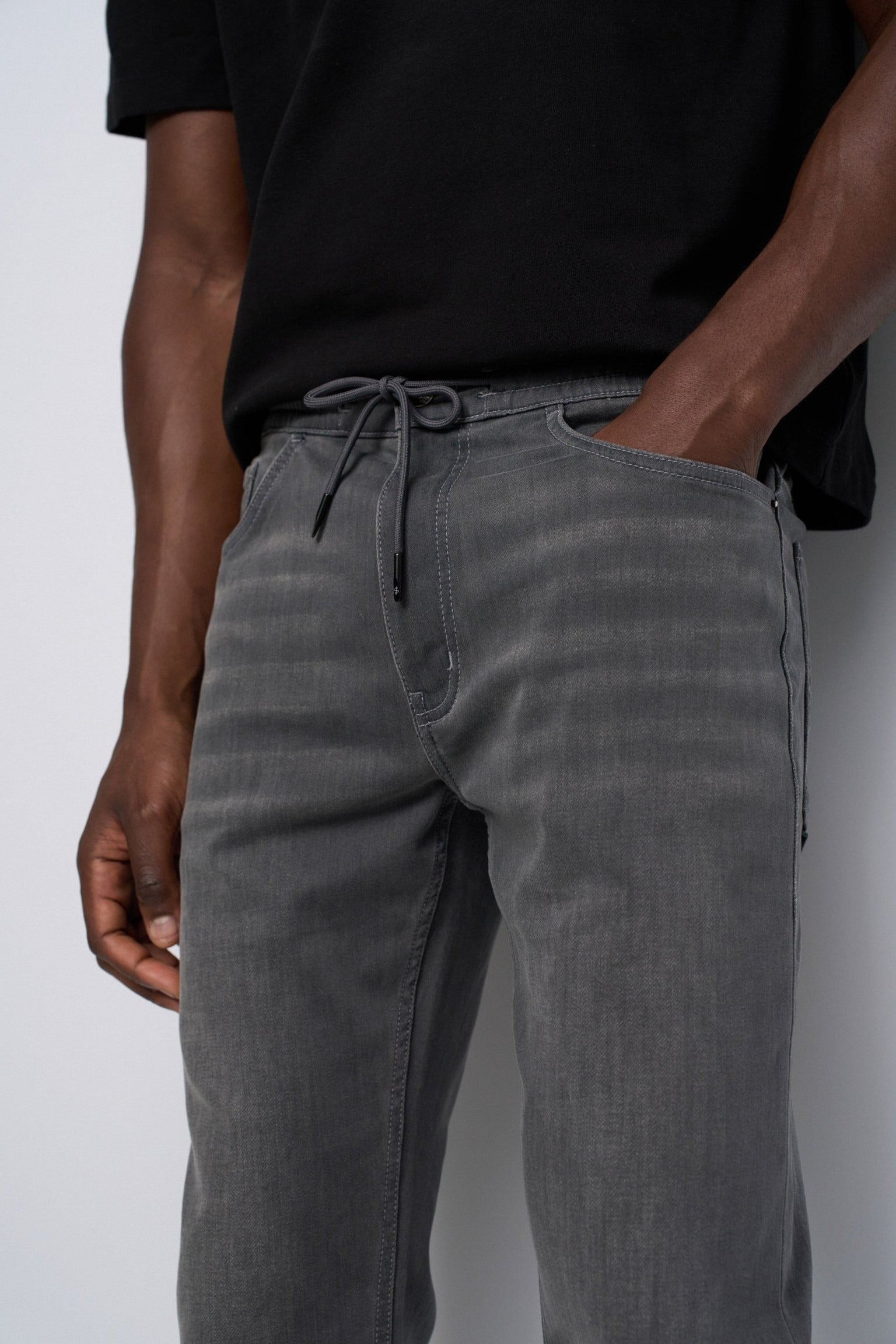 S-Active Joggers in Light Grey Jeans Salsa Jeans