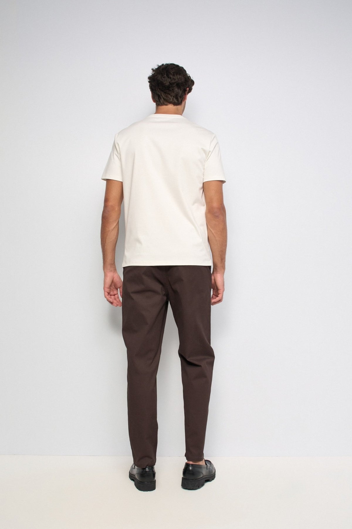 Relaxed Fit Chinohose in Dark Brown Hosen Salsa Jeans
