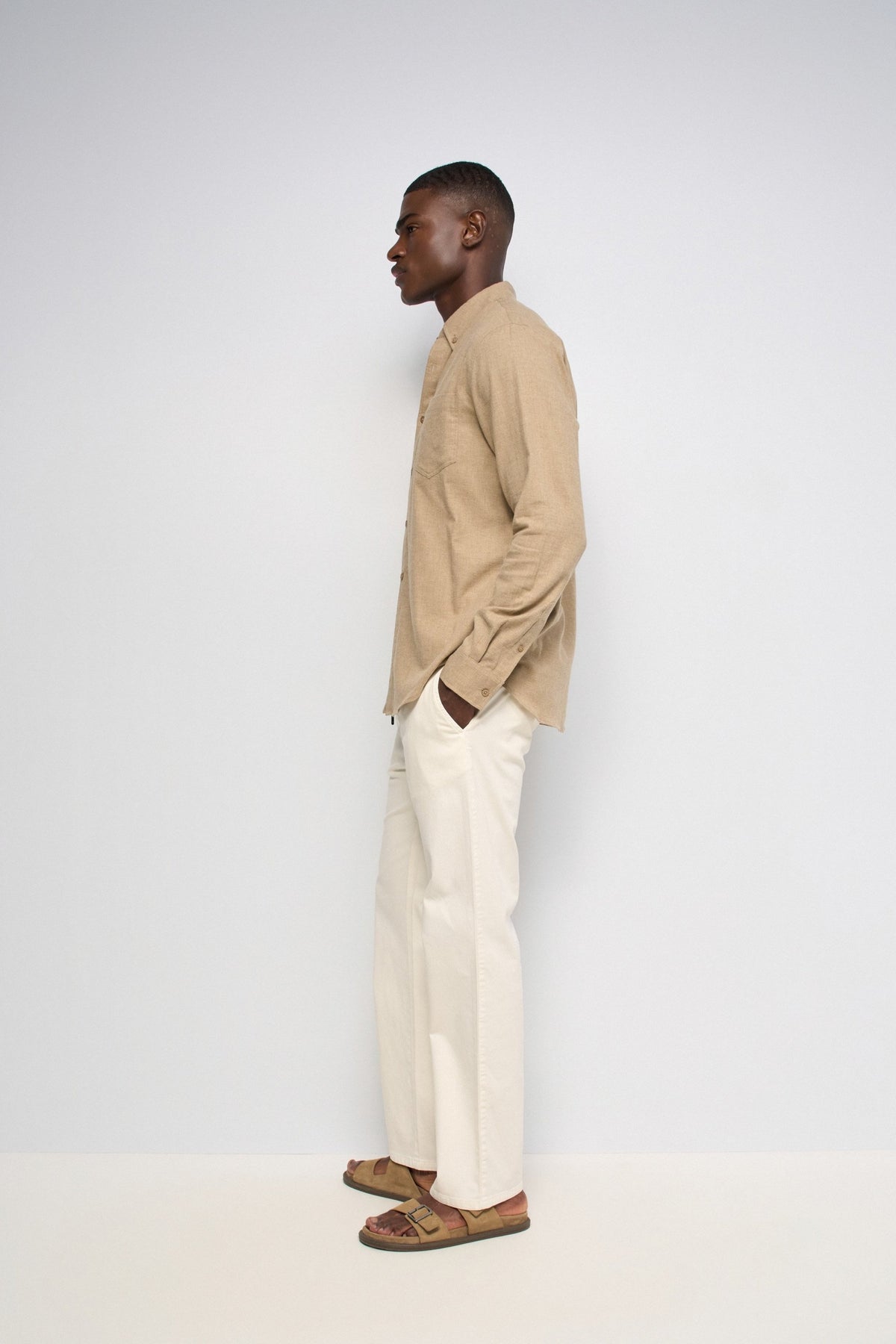 Joggers Pants in Light Beige Hosen Salsa Jeans