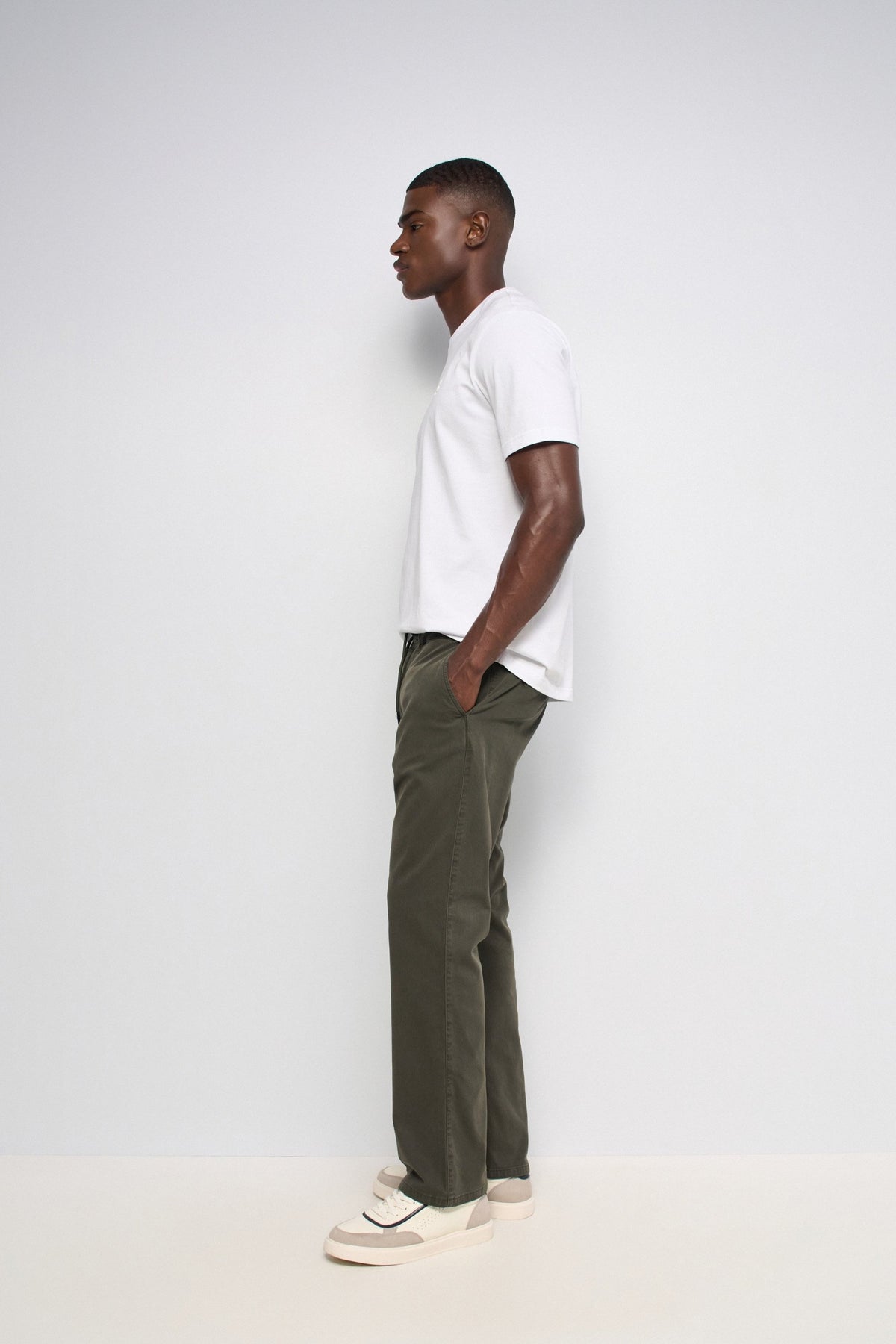 Joggers Pants in Dark Green Hosen Salsa Jeans