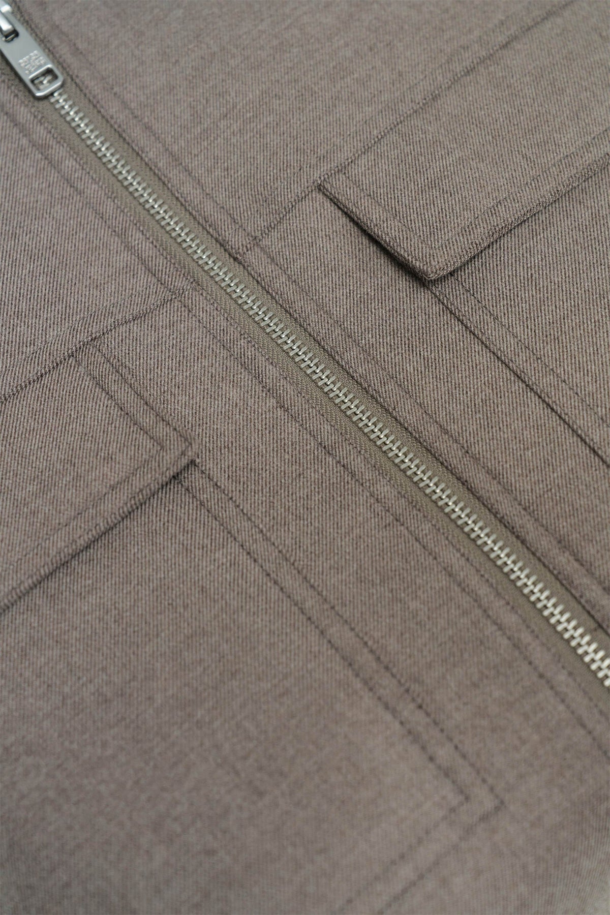 Truckerjacke mit Fronttaschen in Wolloptik in Medium Beige Hemden Salsa Jeans