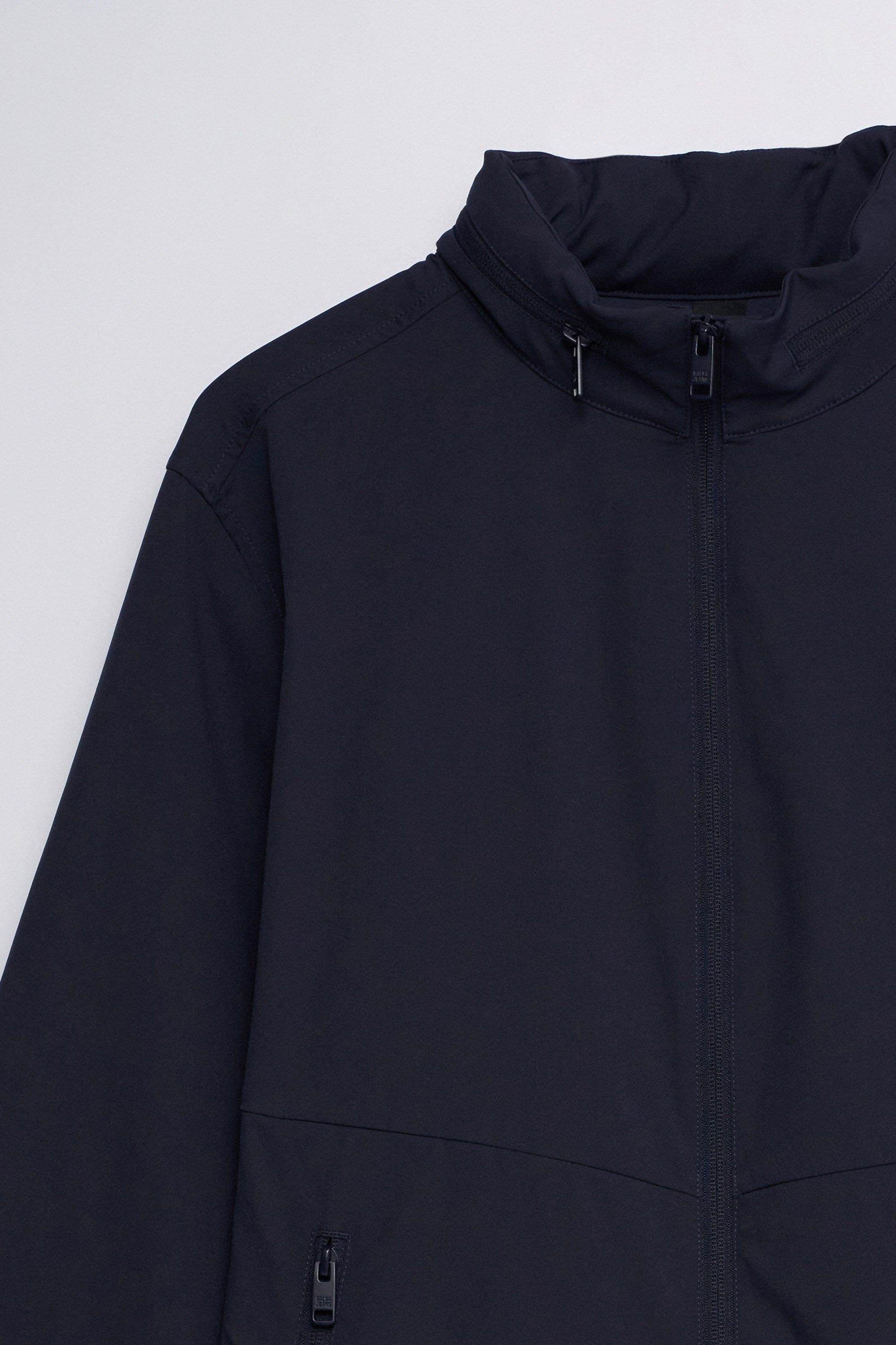 Leichte Overshirt-Jacke mit versteckter Kapuze in Dark Blue Jacken Salsa Jeans