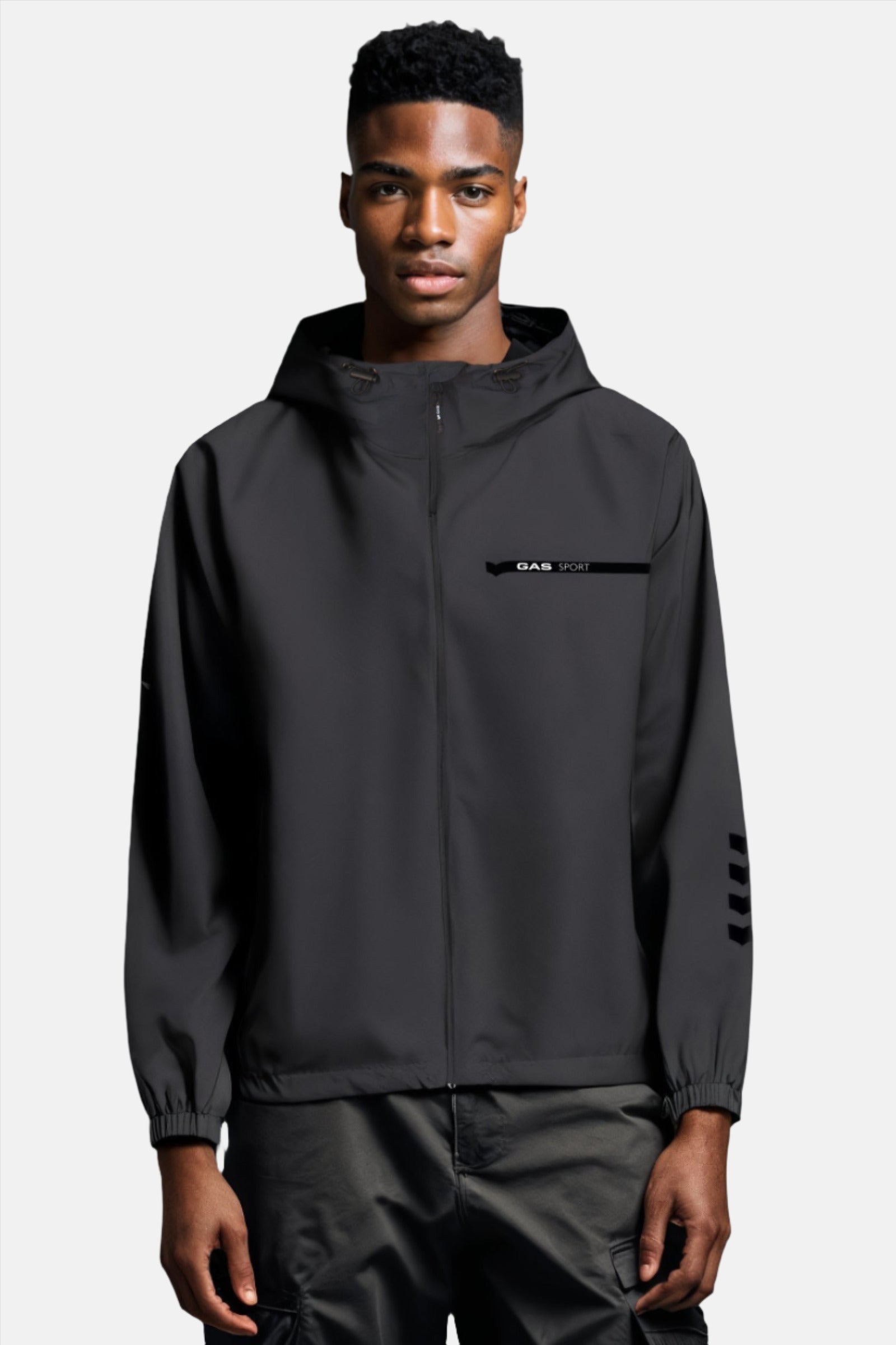 GSP1 Windbreaker in Metallic Fog Jacken GAS   