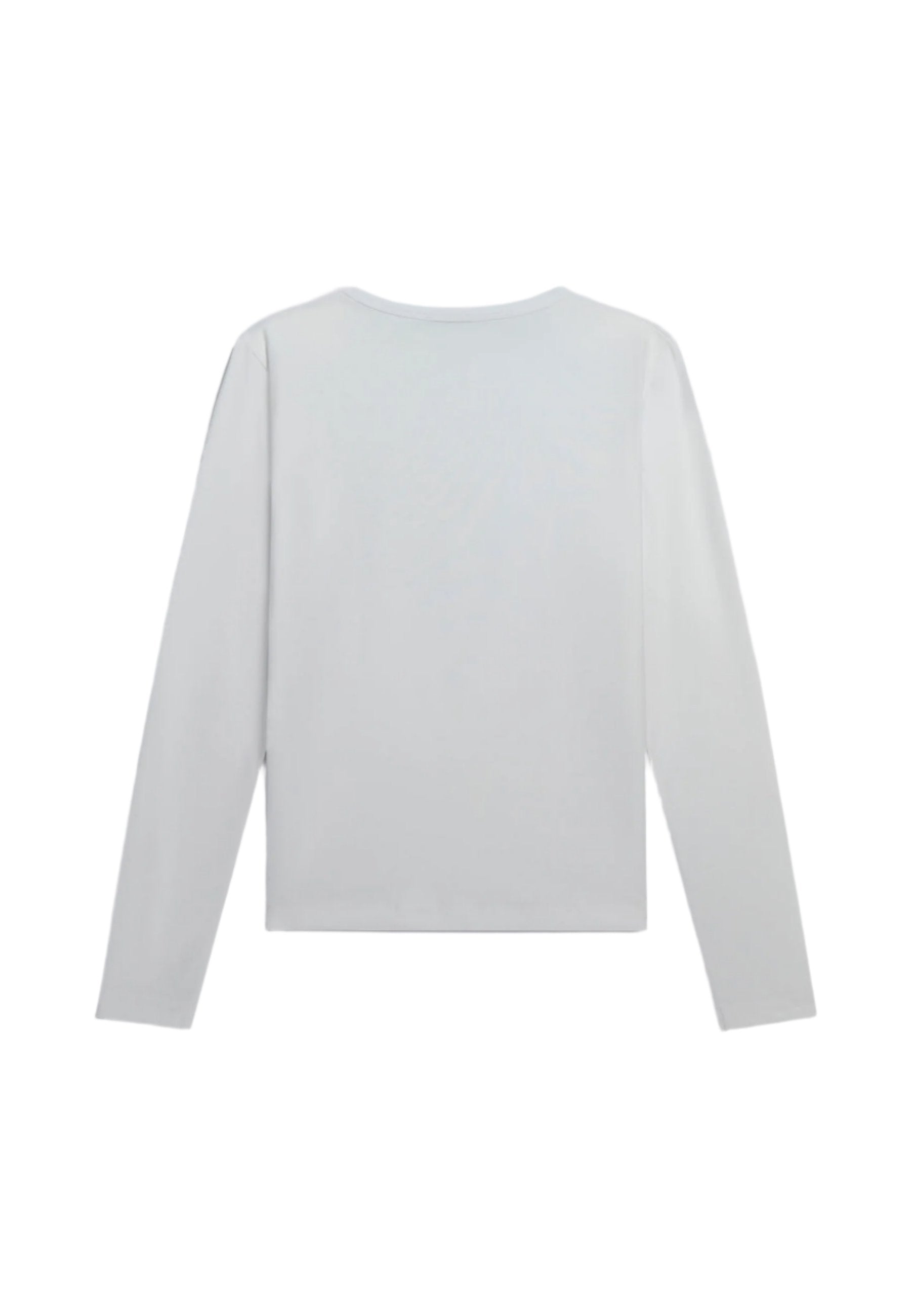 Hanike M/L"Gas Logo" in White Sweatshirts GAS   