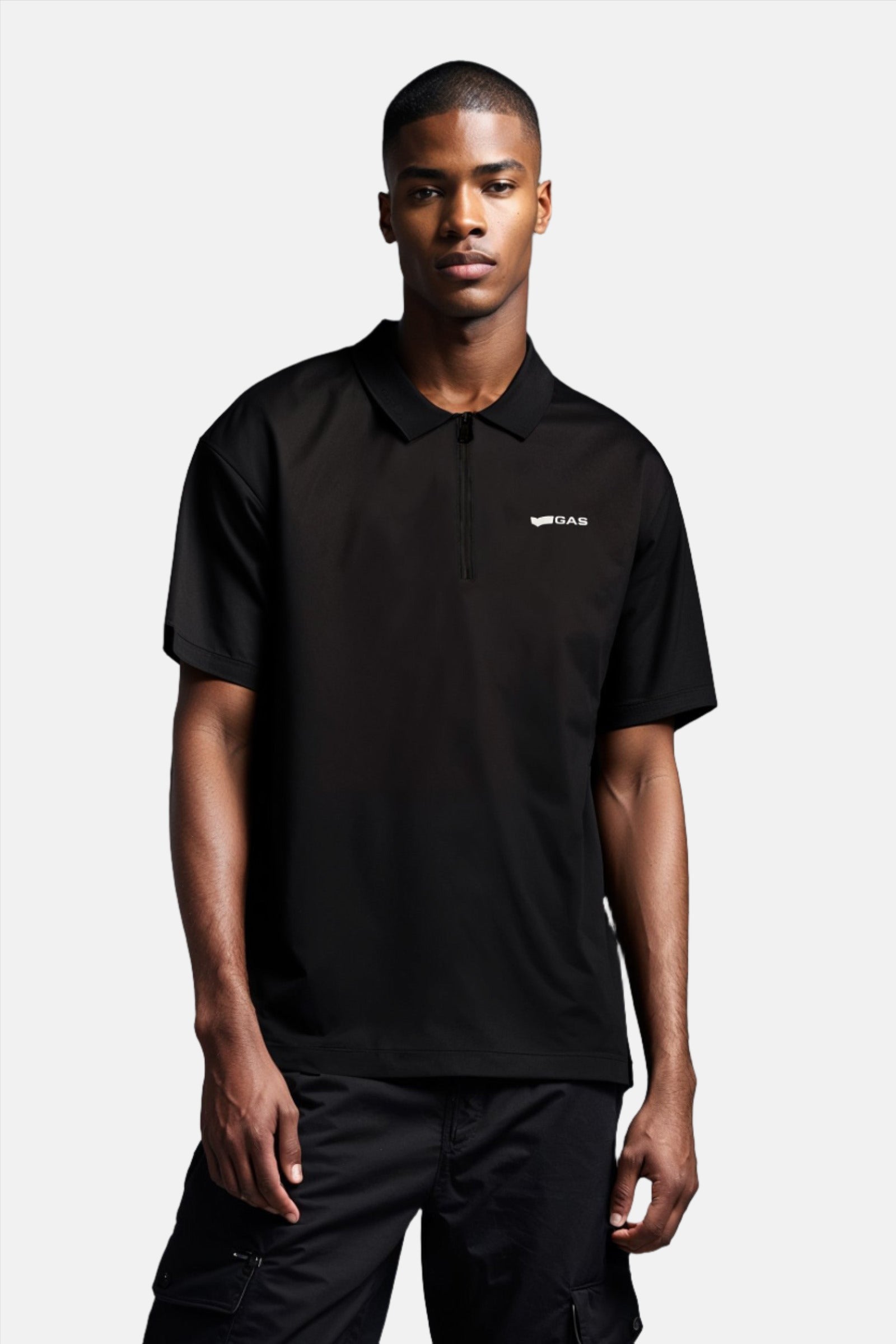 GSP1 Tech Polo in Black Polos GAS   