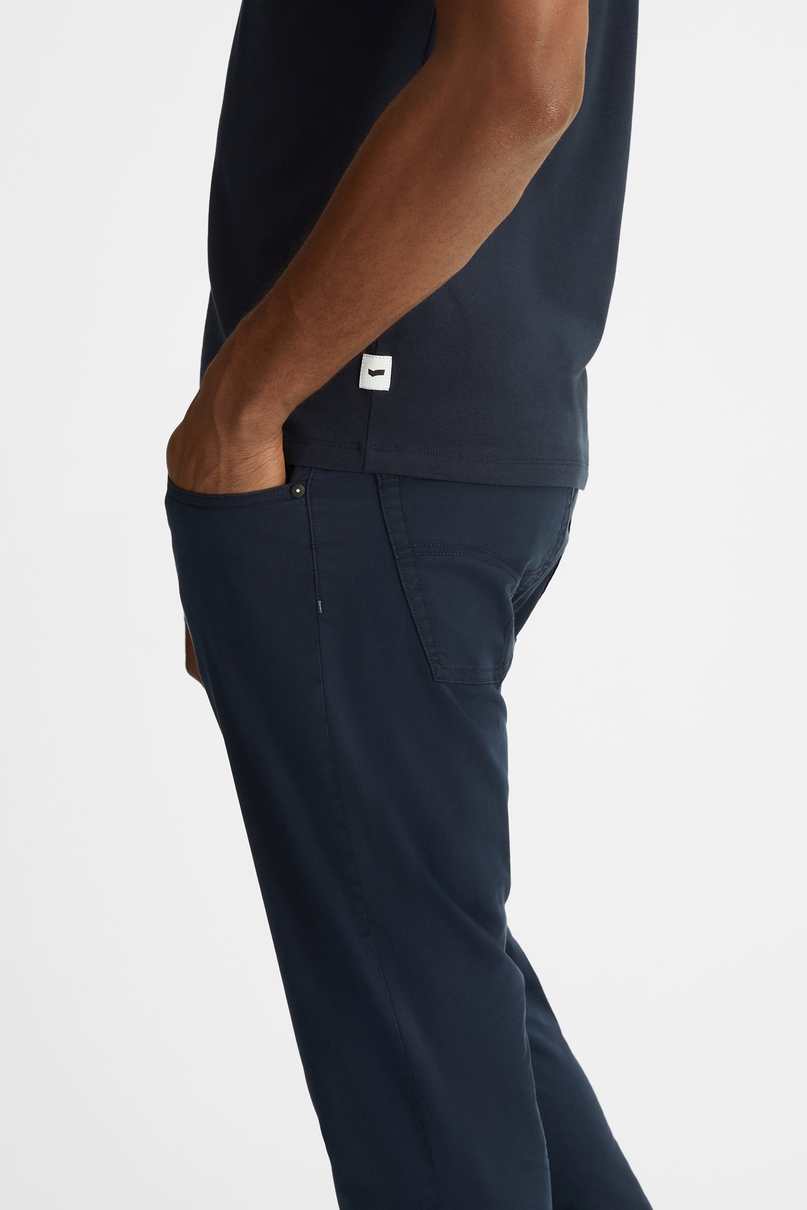Albert Simple Rev 5 Pocket in Navy Blue Jeans GAS   