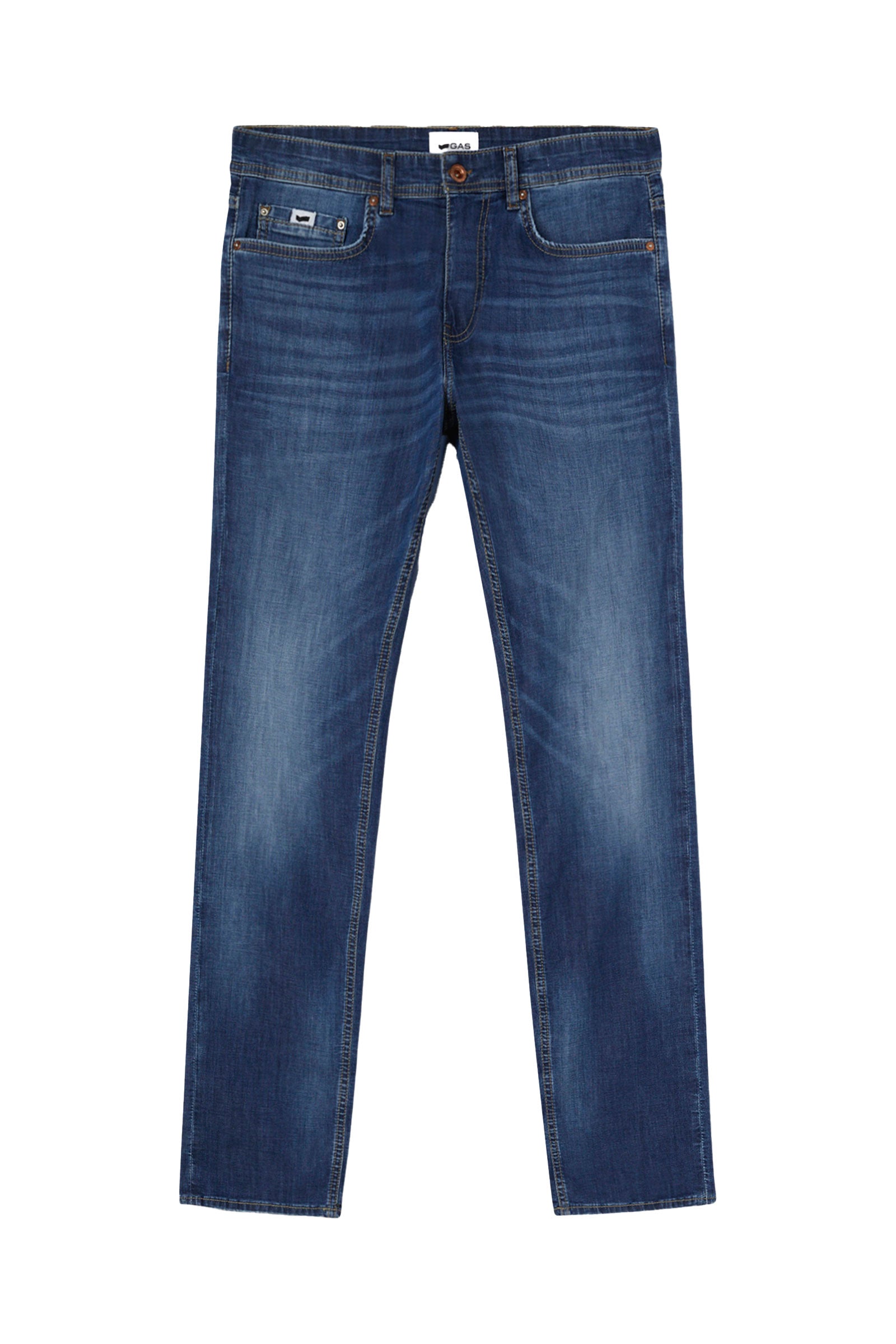 Morris Rev 5 Pocket in Dark Blue Medium Jeans GAS   