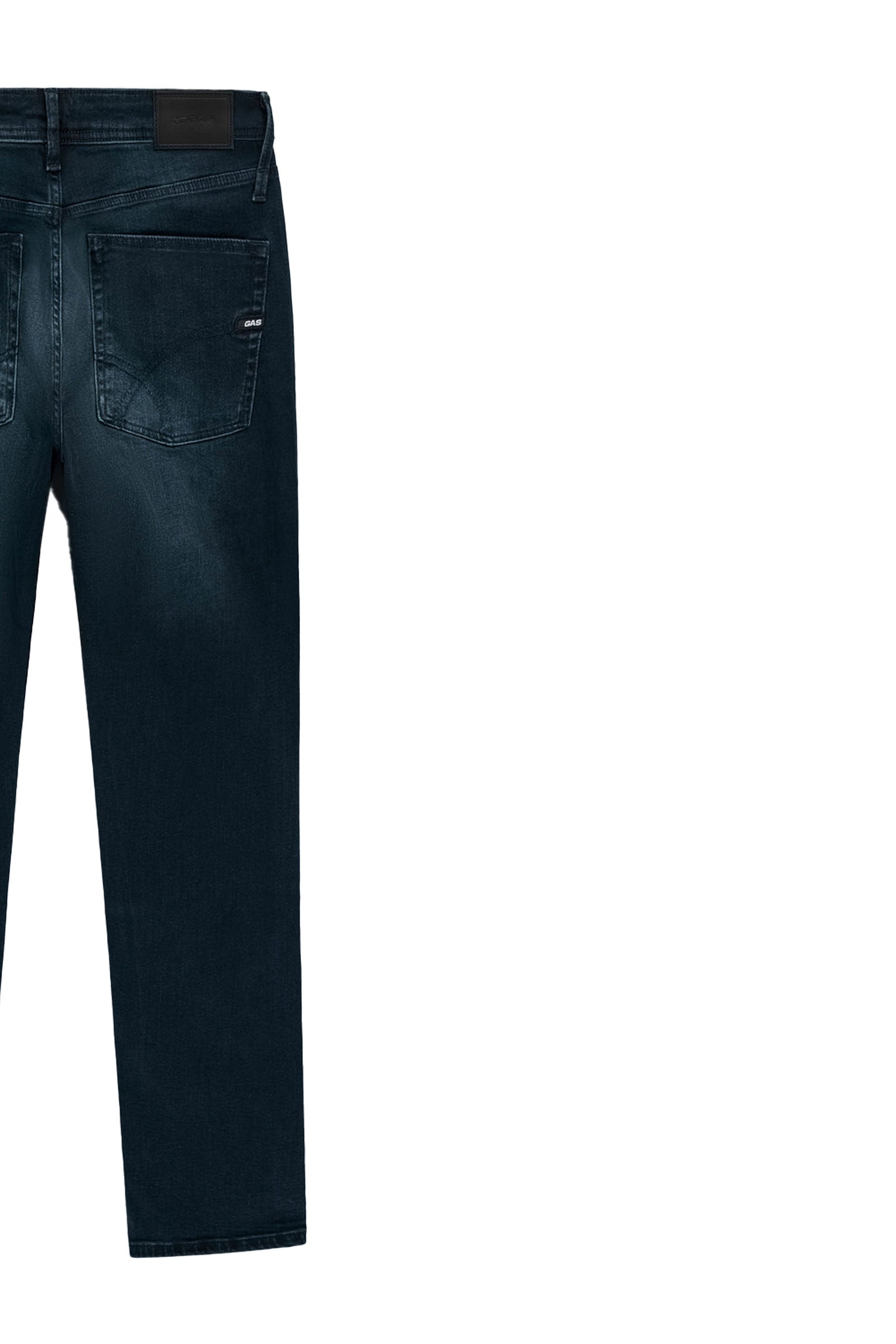 Kevin Carrot in Darkblue Repair Jeans GAS   