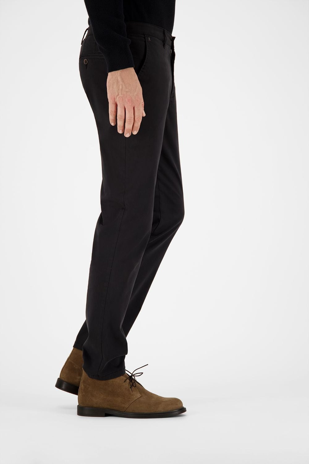BENITO Chino in Schwarz Hosen Gardeur