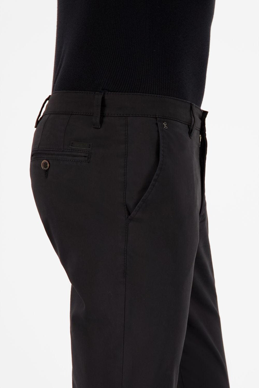 BENITO Chino in Schwarz Hosen Gardeur