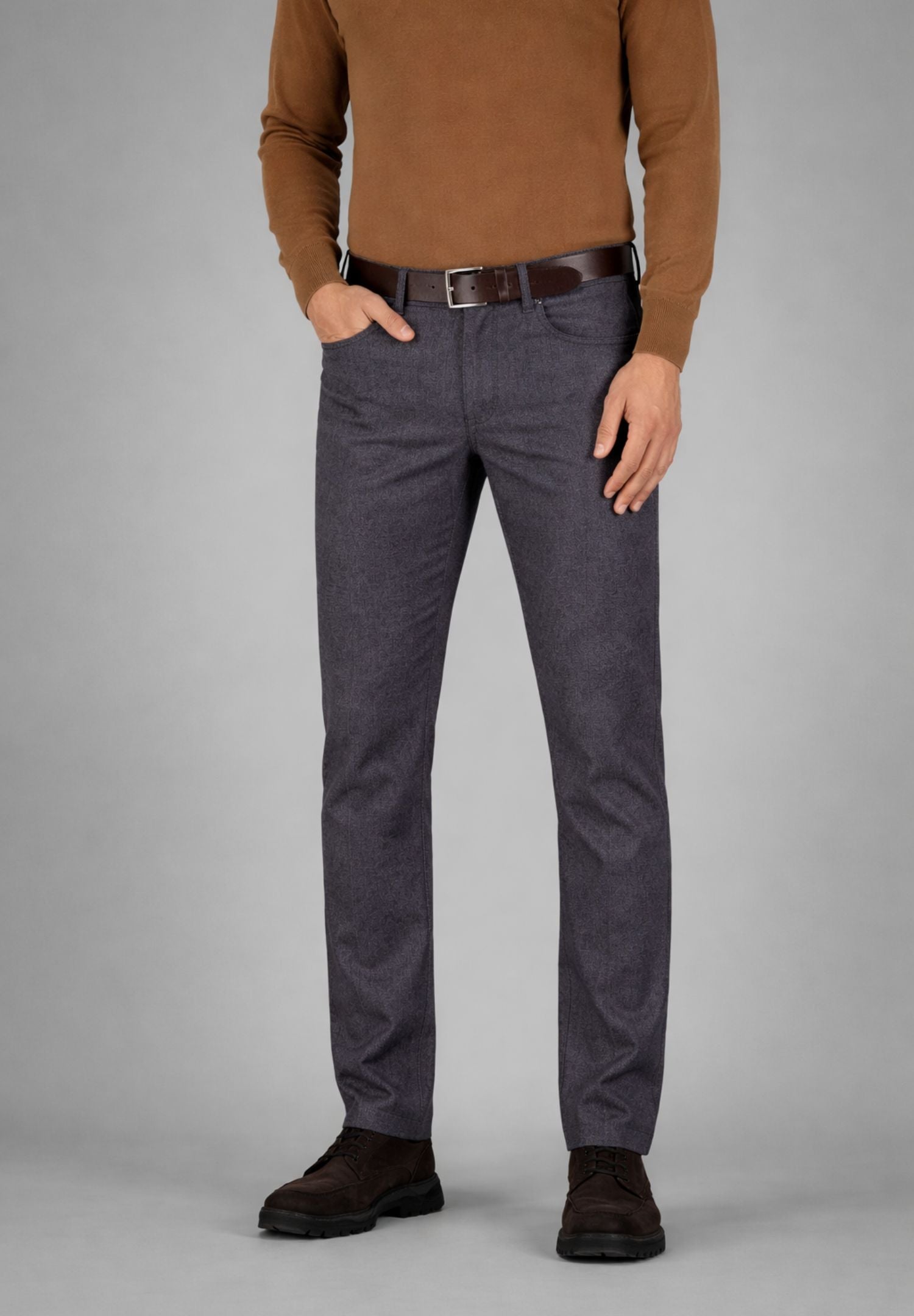 BILL-3 Hose in Hellgrau Hosen Gardeur