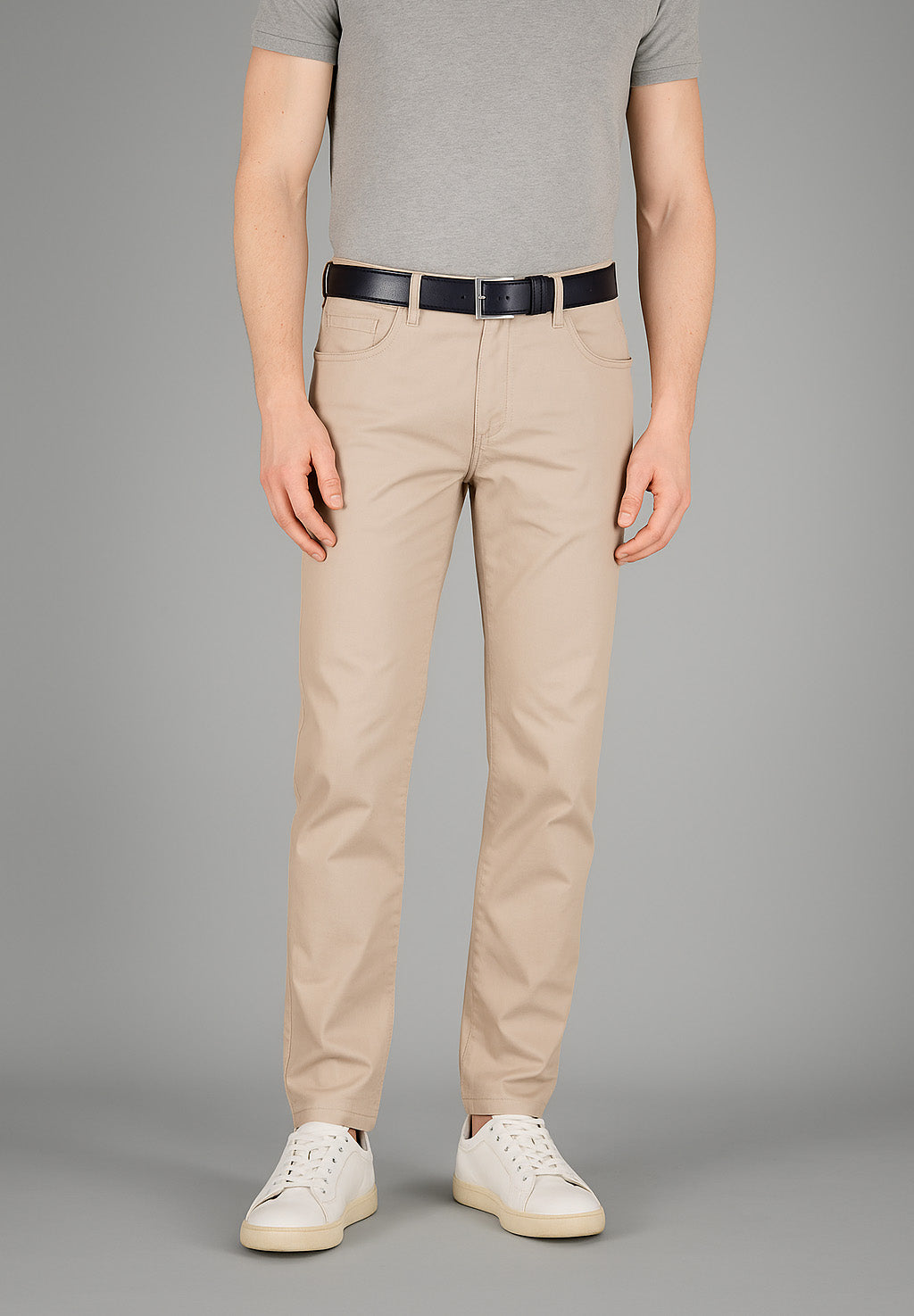 BILL-3 Hose in Dunkelbeige Hosen Gardeur