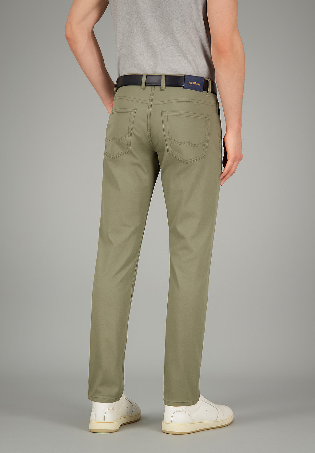 BILL-3 Hose in Khaki Hosen Gardeur