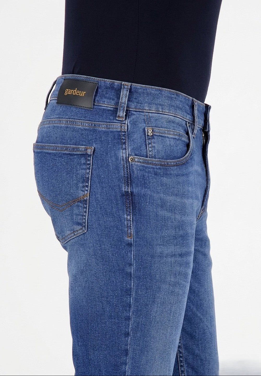 BRADLEY-1 Jeans in Stone Used Jeans Gardeur