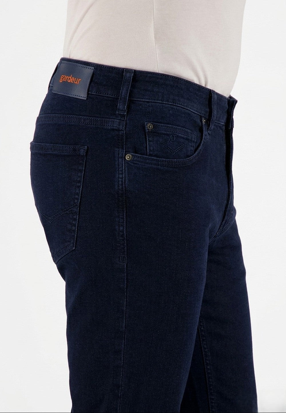 BRADLEY-1 Jeans in Dark Blue Overdye Jeans Gardeur