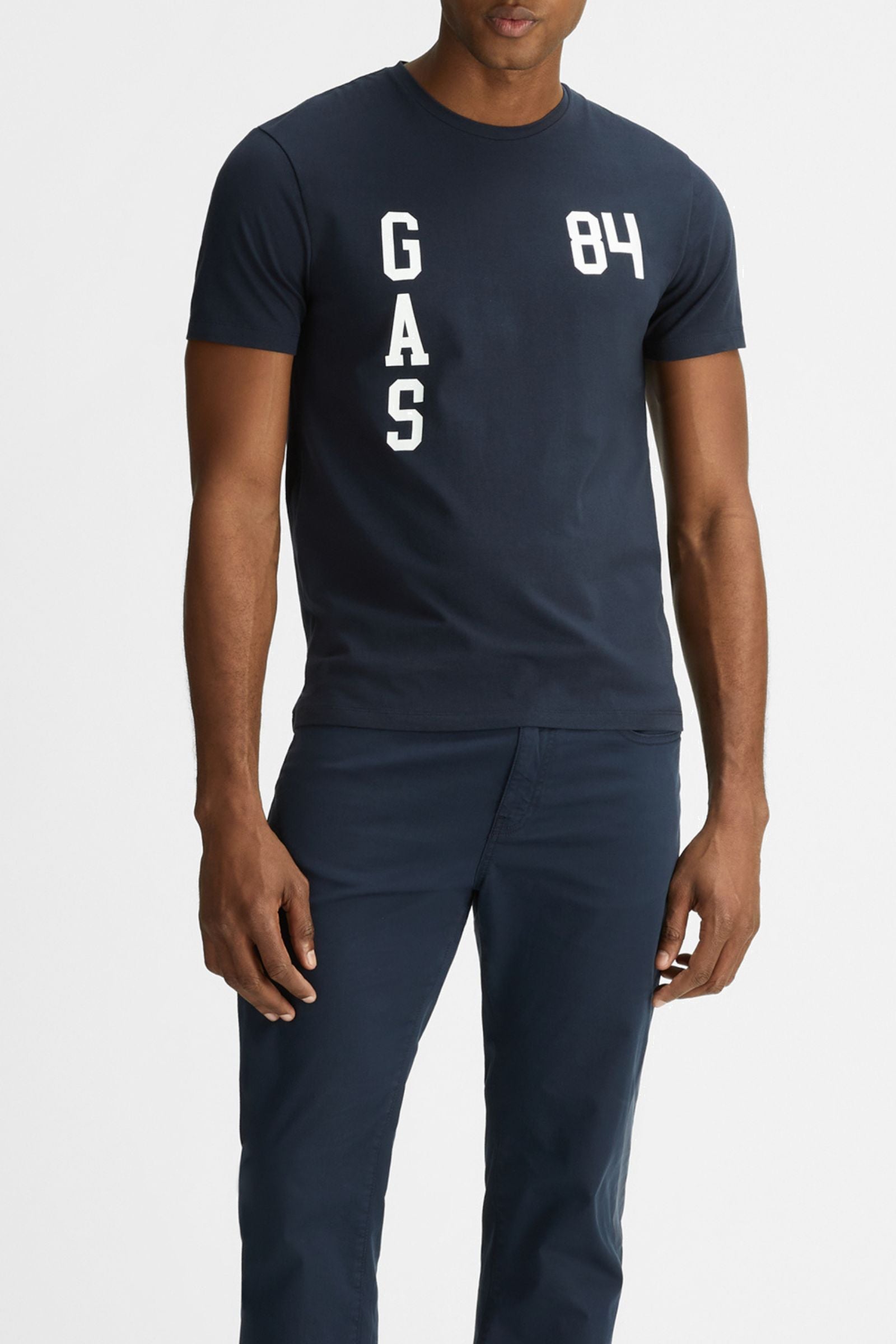 Scuba/S Brand G84 T-Shirt in Navy Blue T-Shirts GAS   