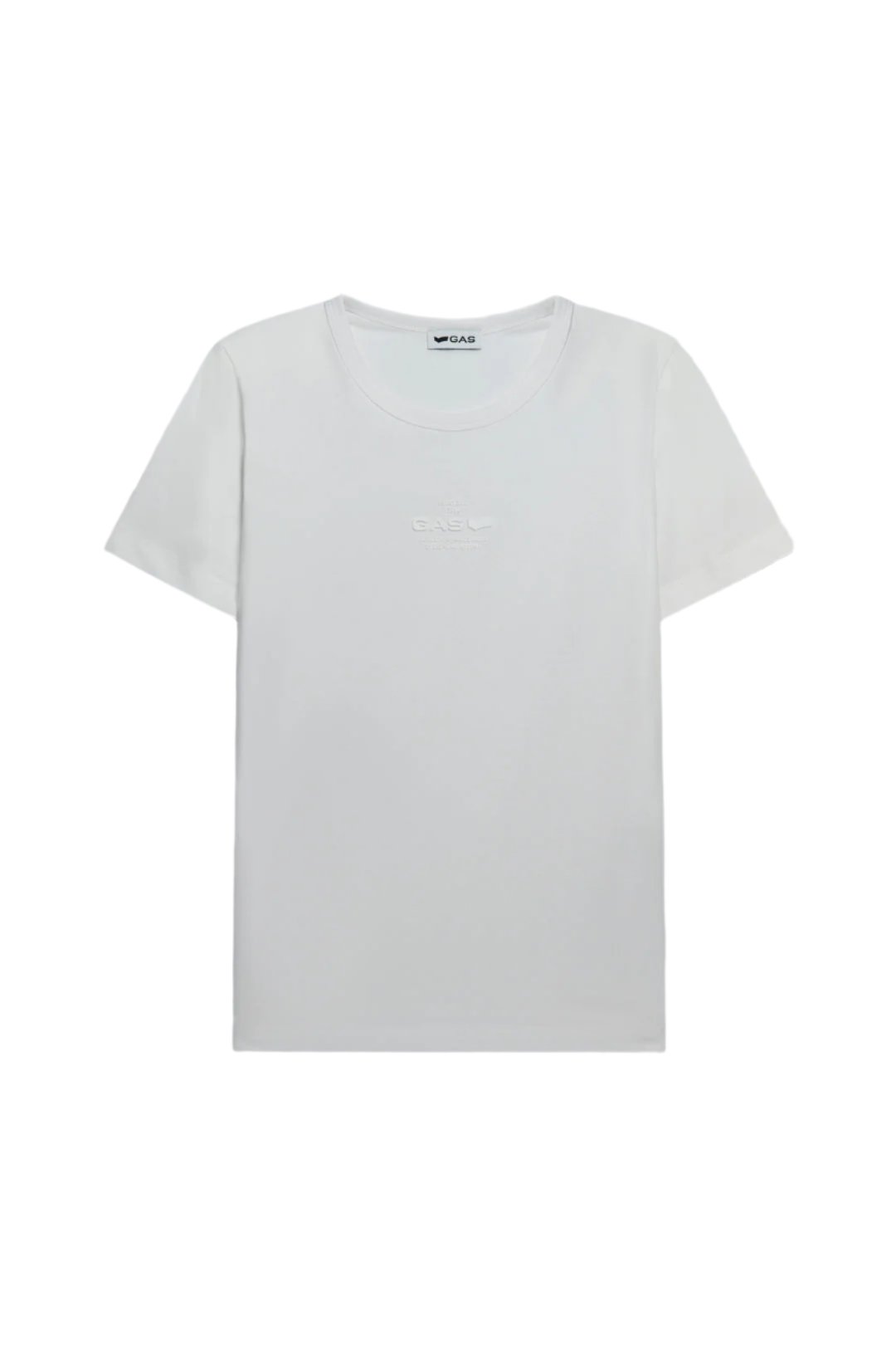 Hanike M/C"Gas Logo" in White T-Shirts GAS   