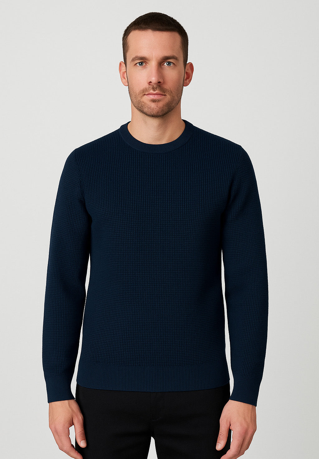 Adyn Round Neck in Navy Blue Pullover GAS