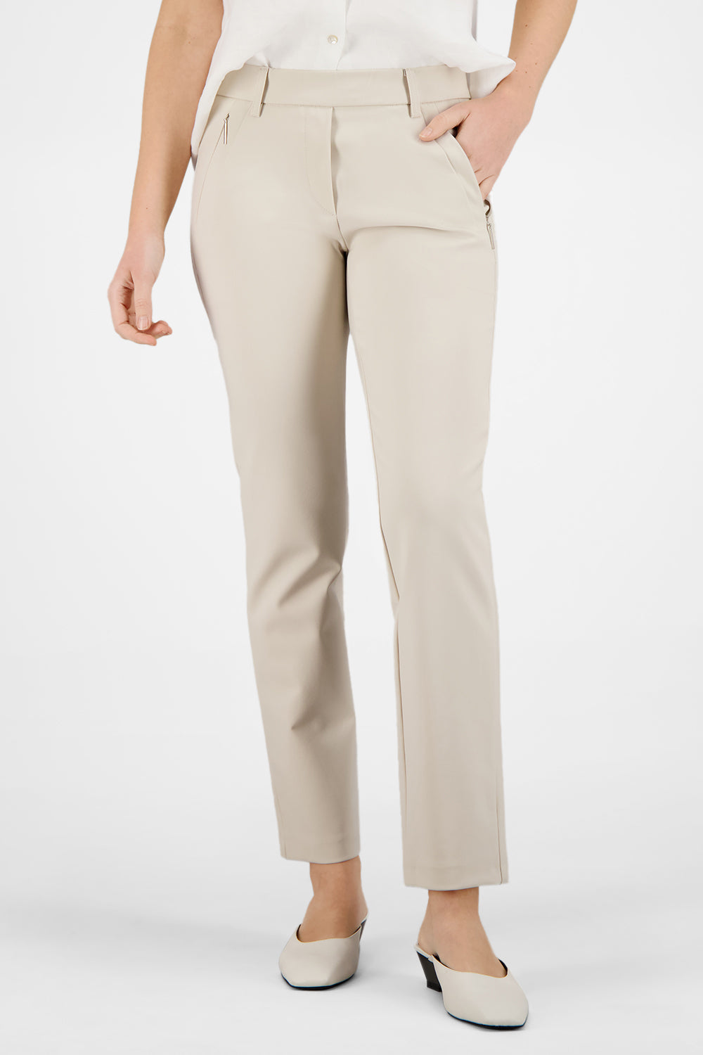 ZENE57 Hose in Sand Hosen Gardeur