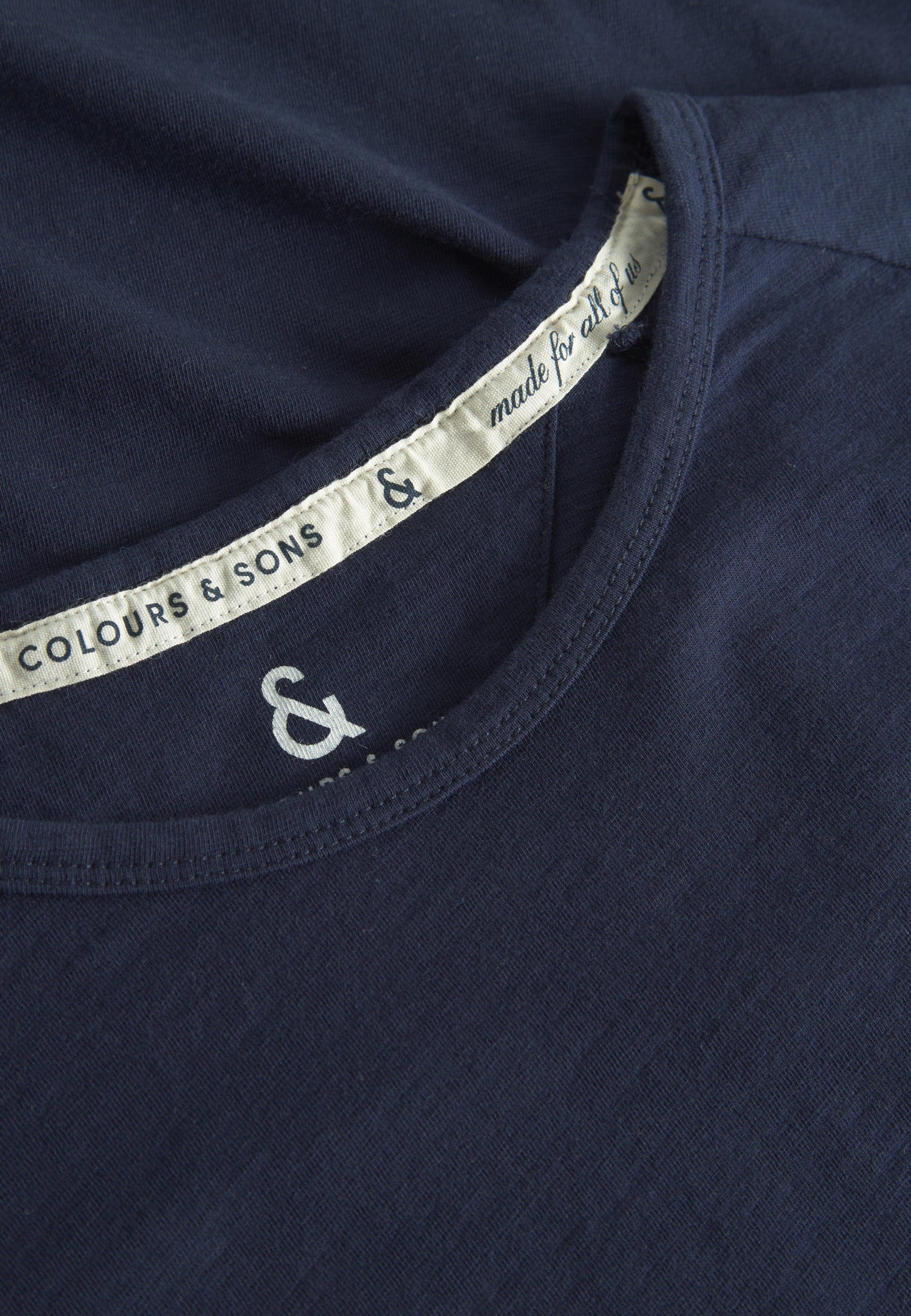 Longsleeve - Slub in Navy Hemden Colours and Sons   