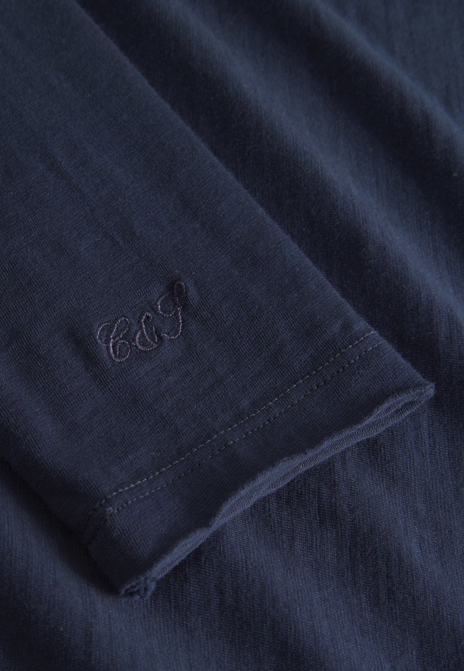 Longsleeve - Slub in Navy Hemden Colours and Sons   