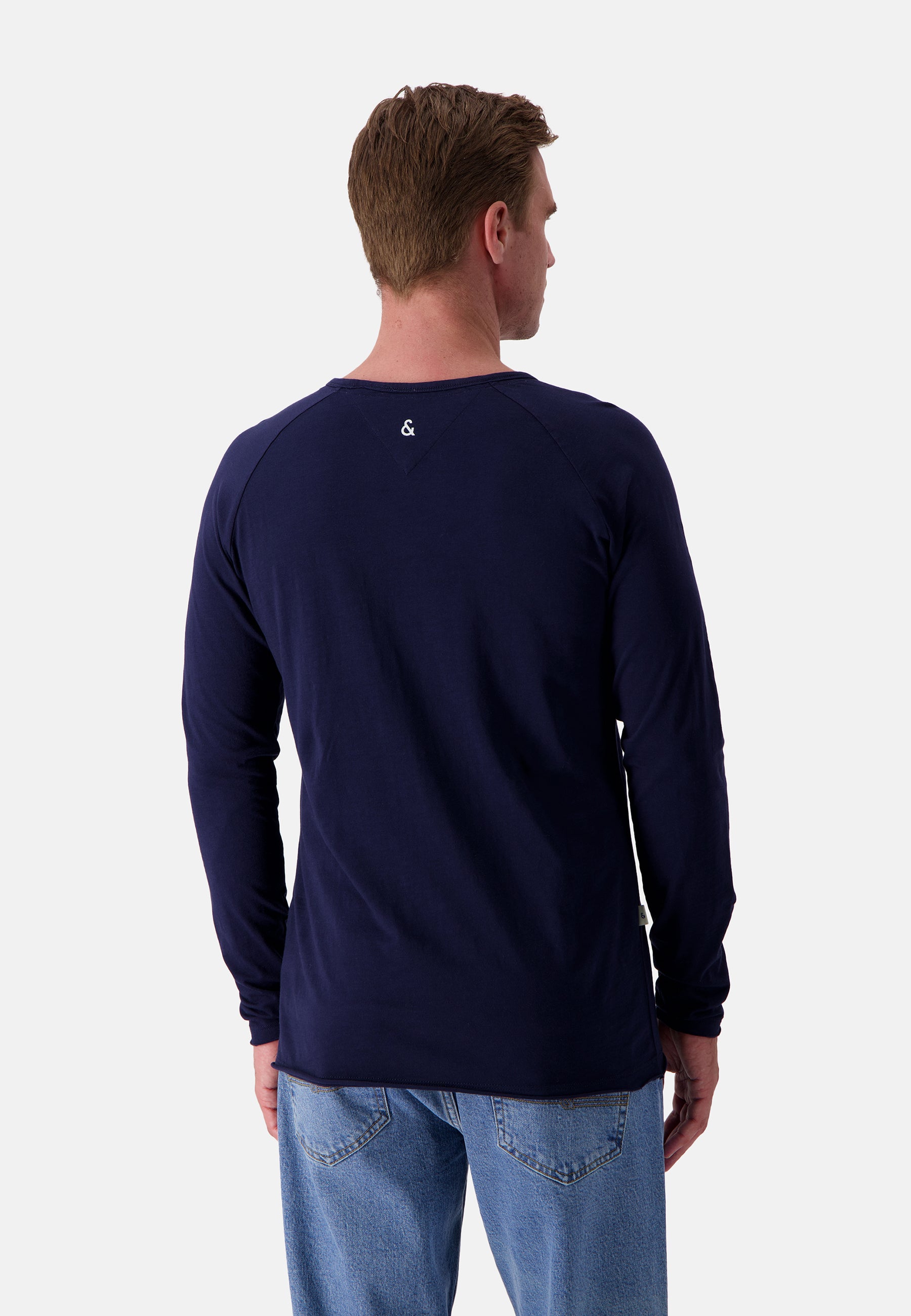 Longsleeve - Slub in Navy Hemden Colours and Sons   